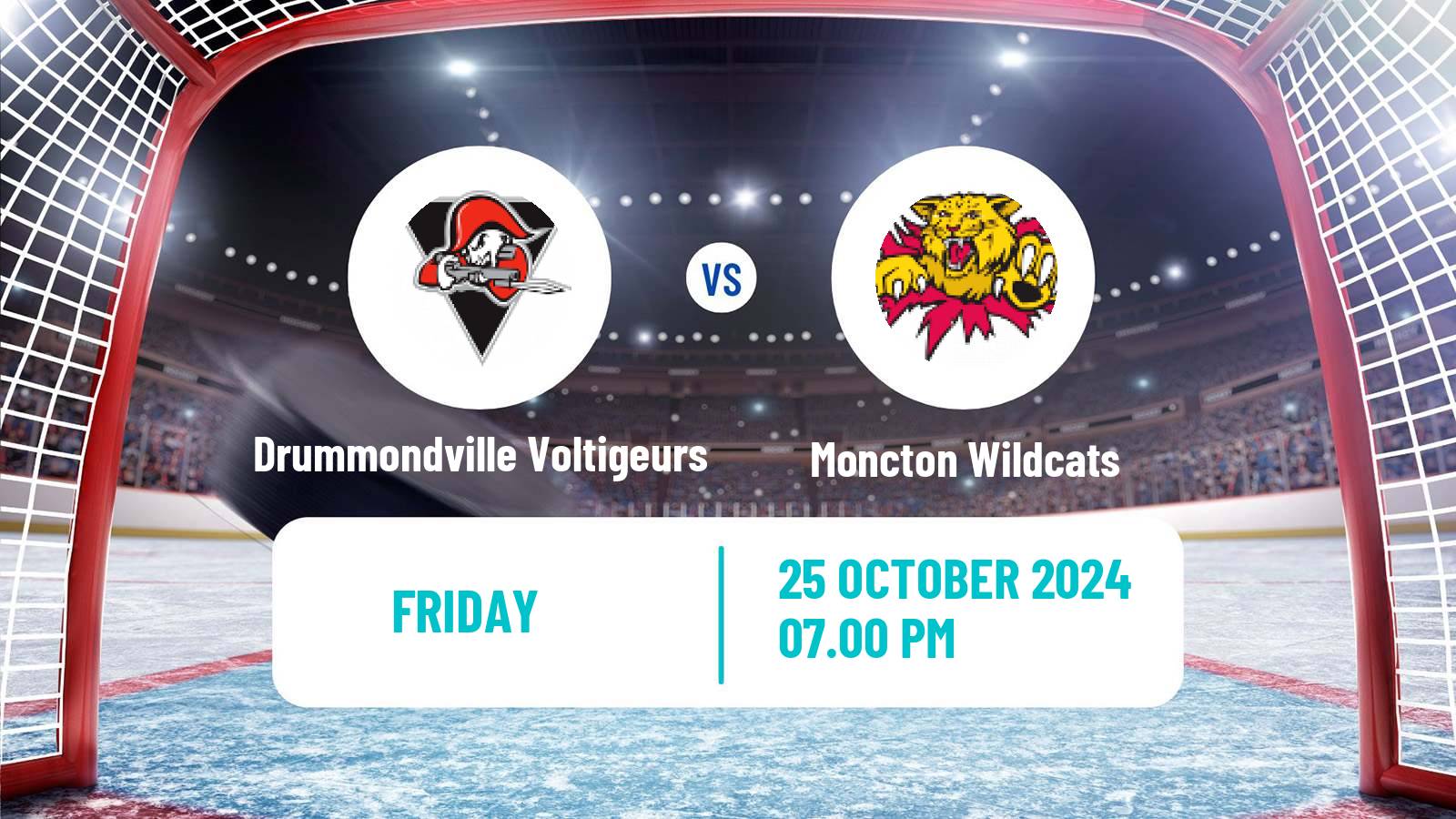 Hockey QMJHL Drummondville Voltigeurs - Moncton Wildcats