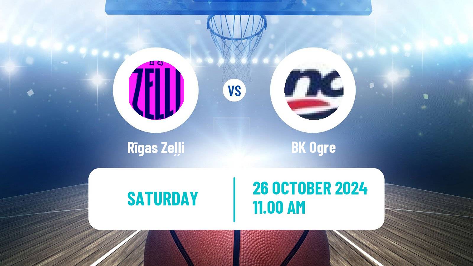 Basketball Estonian–Latvian Basketball League Rīgas Zeļļi - Ogre