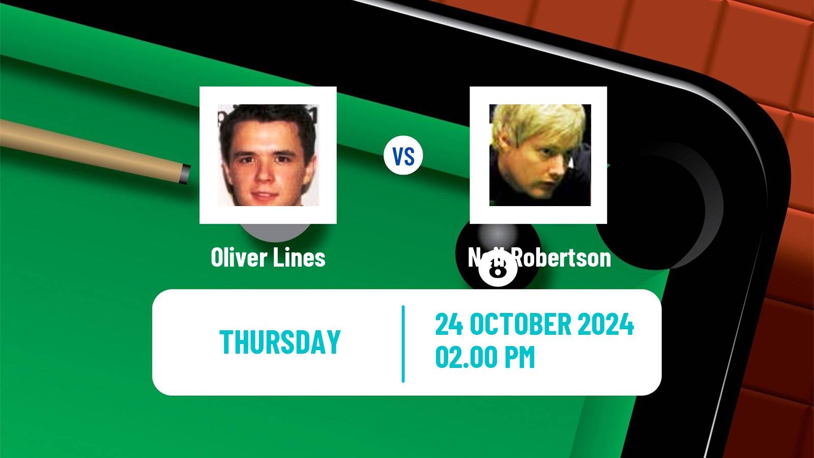 Snooker Northern Ireland Open Oliver Lines - Neil Robertson