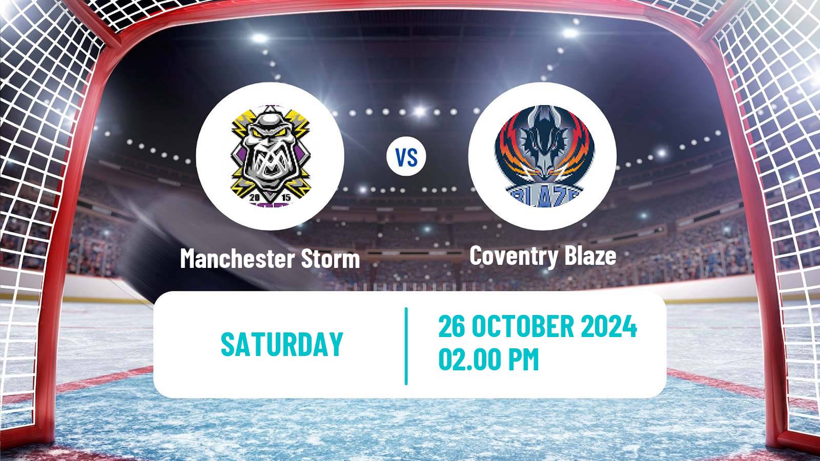 Hockey United Kingdom Elite League Manchester Storm - Coventry Blaze