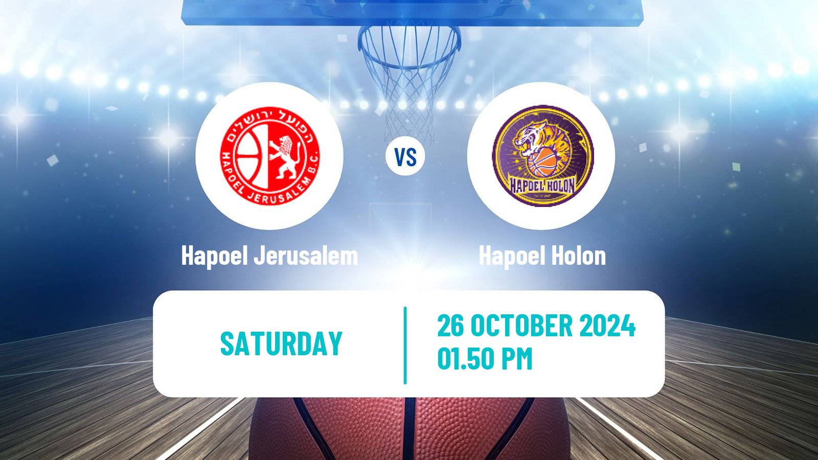 Basketball Israeli Basketball Super League Hapoel Jerusalem - Hapoel Holon