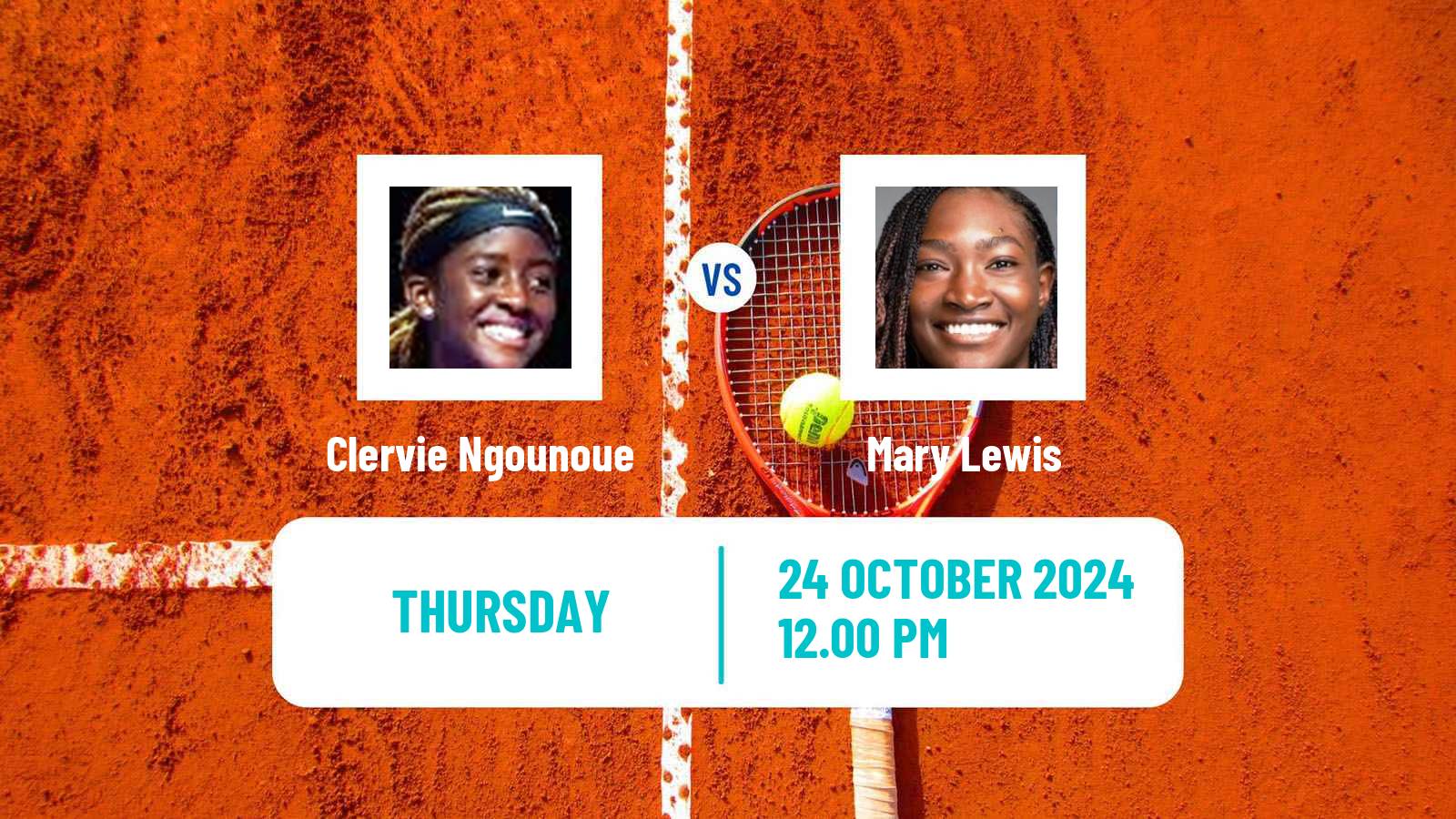 Tennis ITF W100 Tyler Women Clervie Ngounoue - Mary Lewis