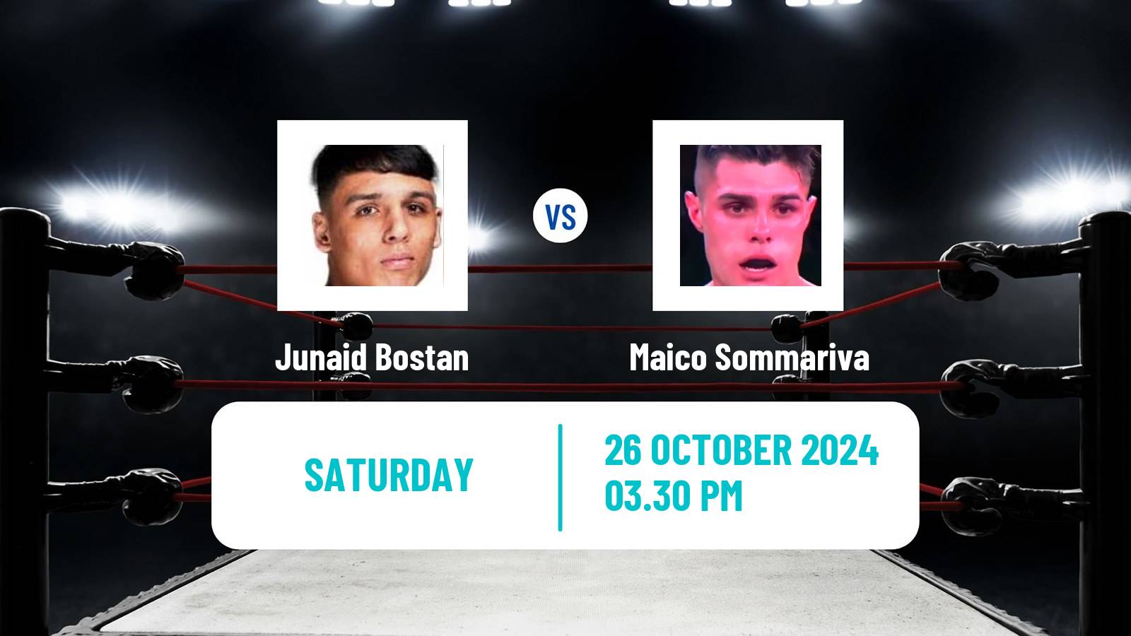 Boxing Super Welterweight Others Matches Men Junaid Bostan - Maico Sommariva