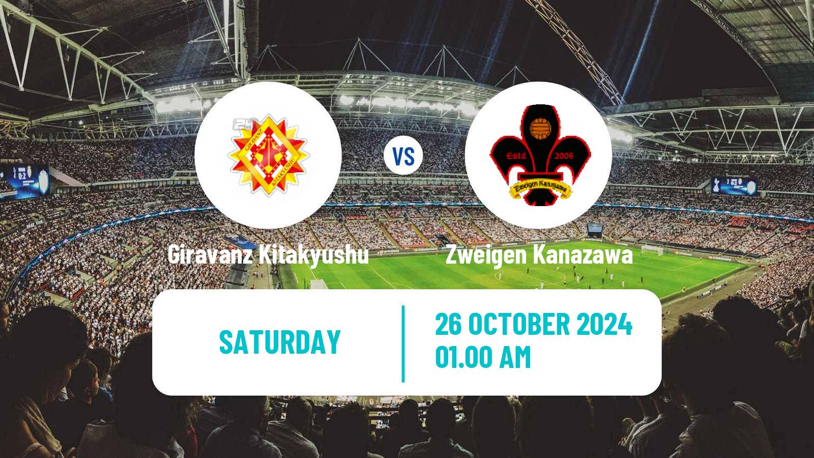 Soccer Japan J3 League Giravanz Kitakyushu - Zweigen Kanazawa