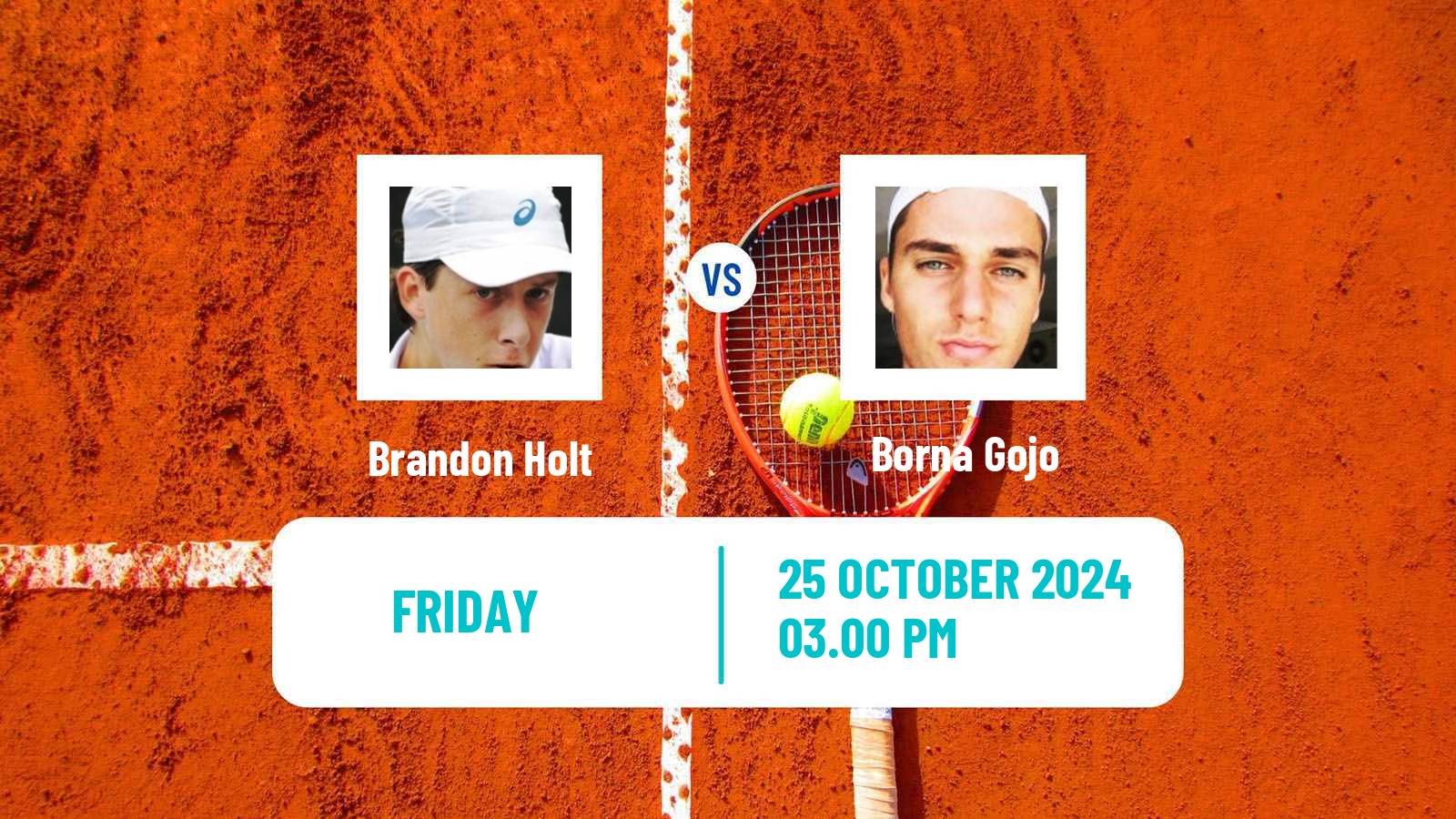 Tennis Sioux Falls Challenger Men Brandon Holt - Borna Gojo