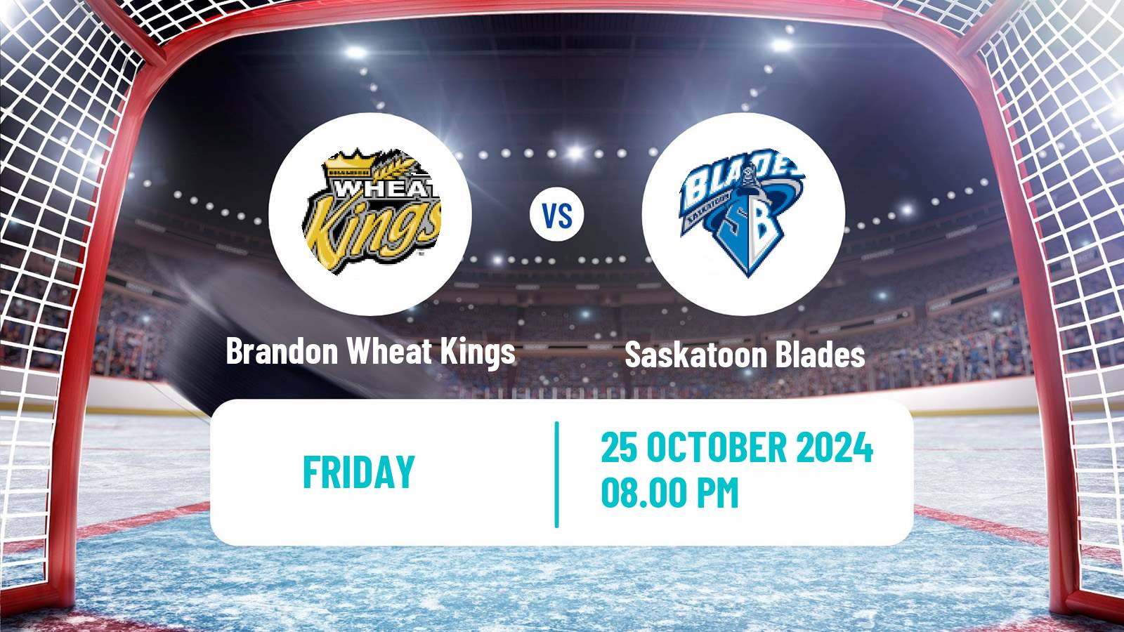 Hockey WHL Brandon Wheat Kings - Saskatoon Blades