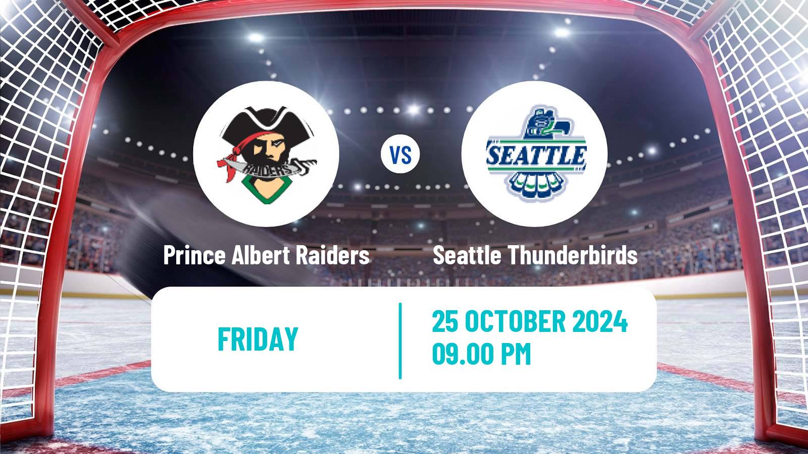 Hockey WHL Prince Albert Raiders - Seattle Thunderbirds