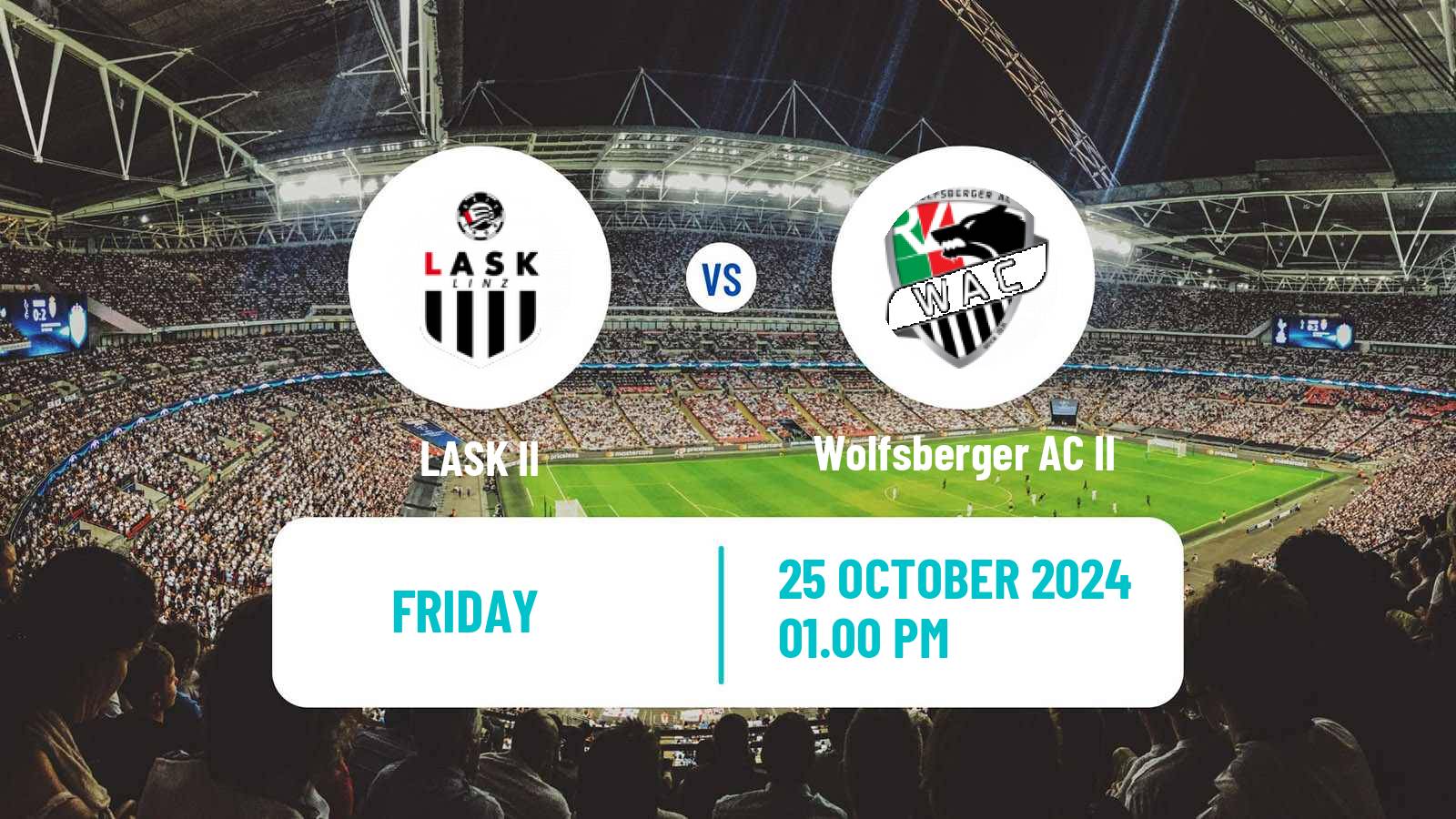 Soccer Austrian Regionalliga Central LASK II - Wolfsberger AC II