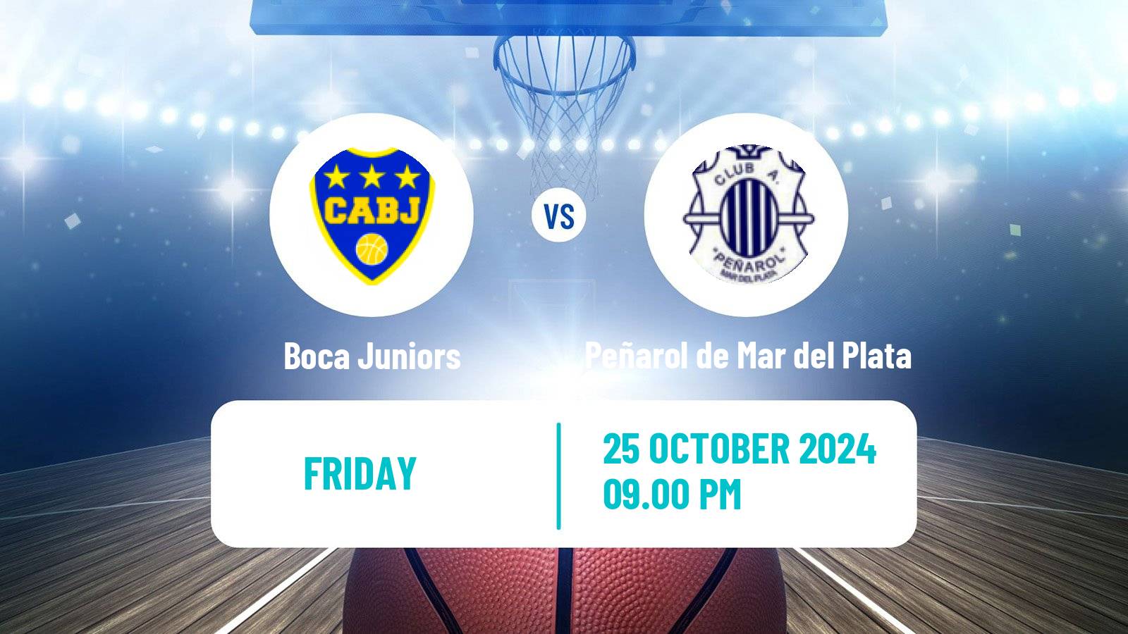 Basketball Argentinian LNB Boca Juniors - Peñarol de Mar del Plata