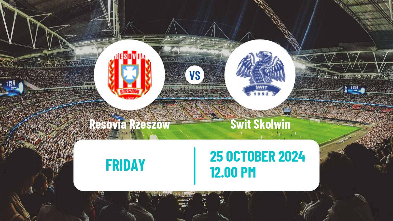 Soccer Polish Division 2 Resovia Rzeszów - Swit Skolwin