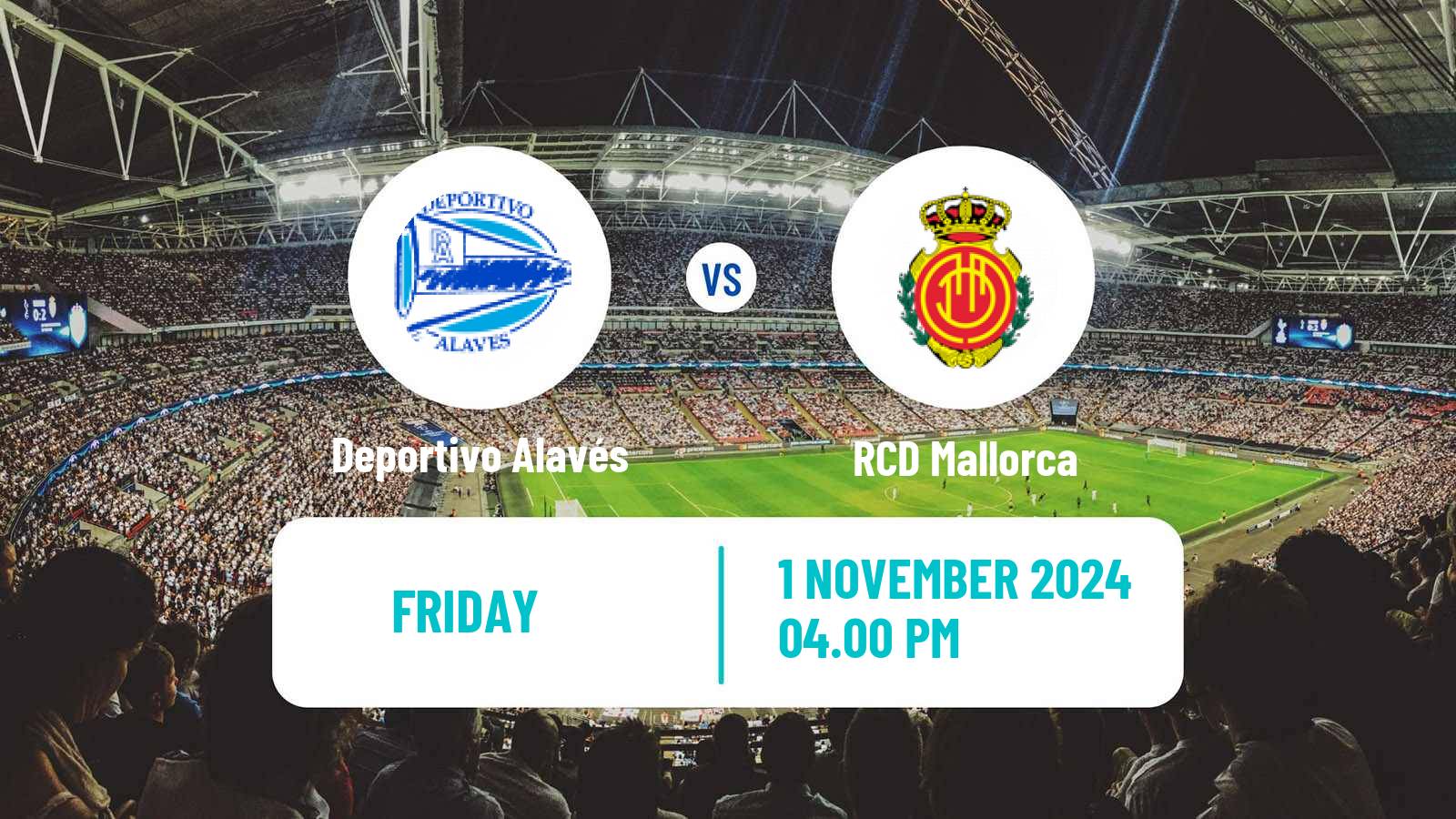 Soccer Spanish LaLiga Deportivo Alavés - Mallorca