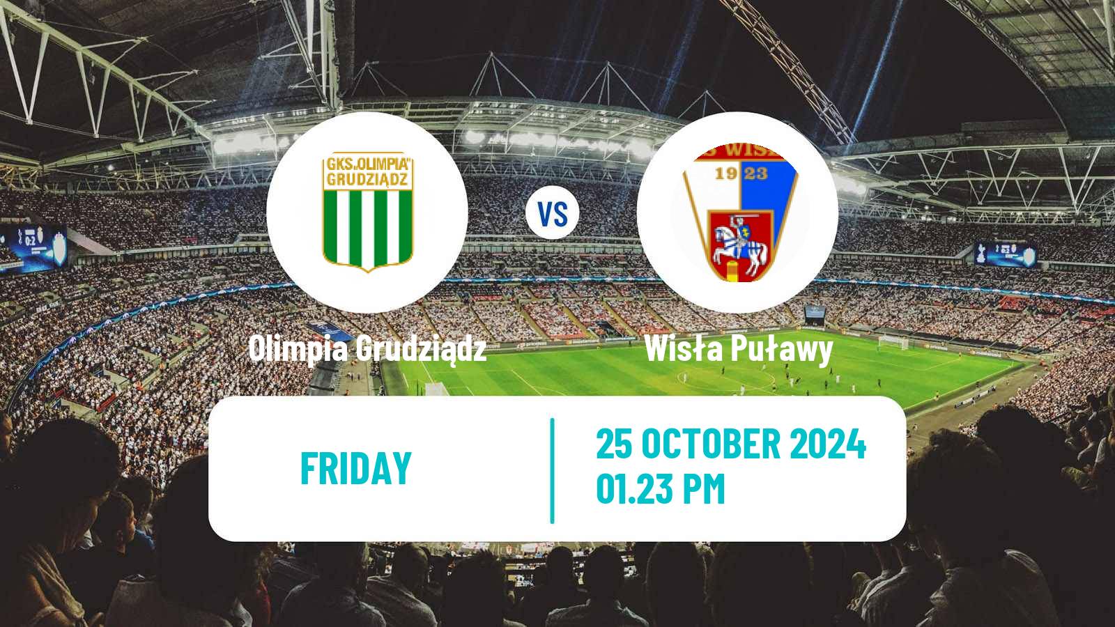 Soccer Polish Division 2 Olimpia Grudziądz - Wisła Puławy