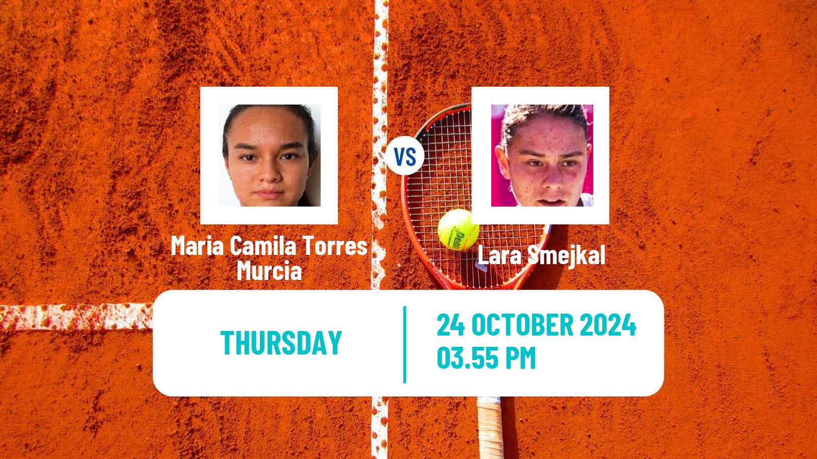 Tennis ITF W15 Huamantla 2 Women Maria Camila Torres Murcia - Lara Smejkal