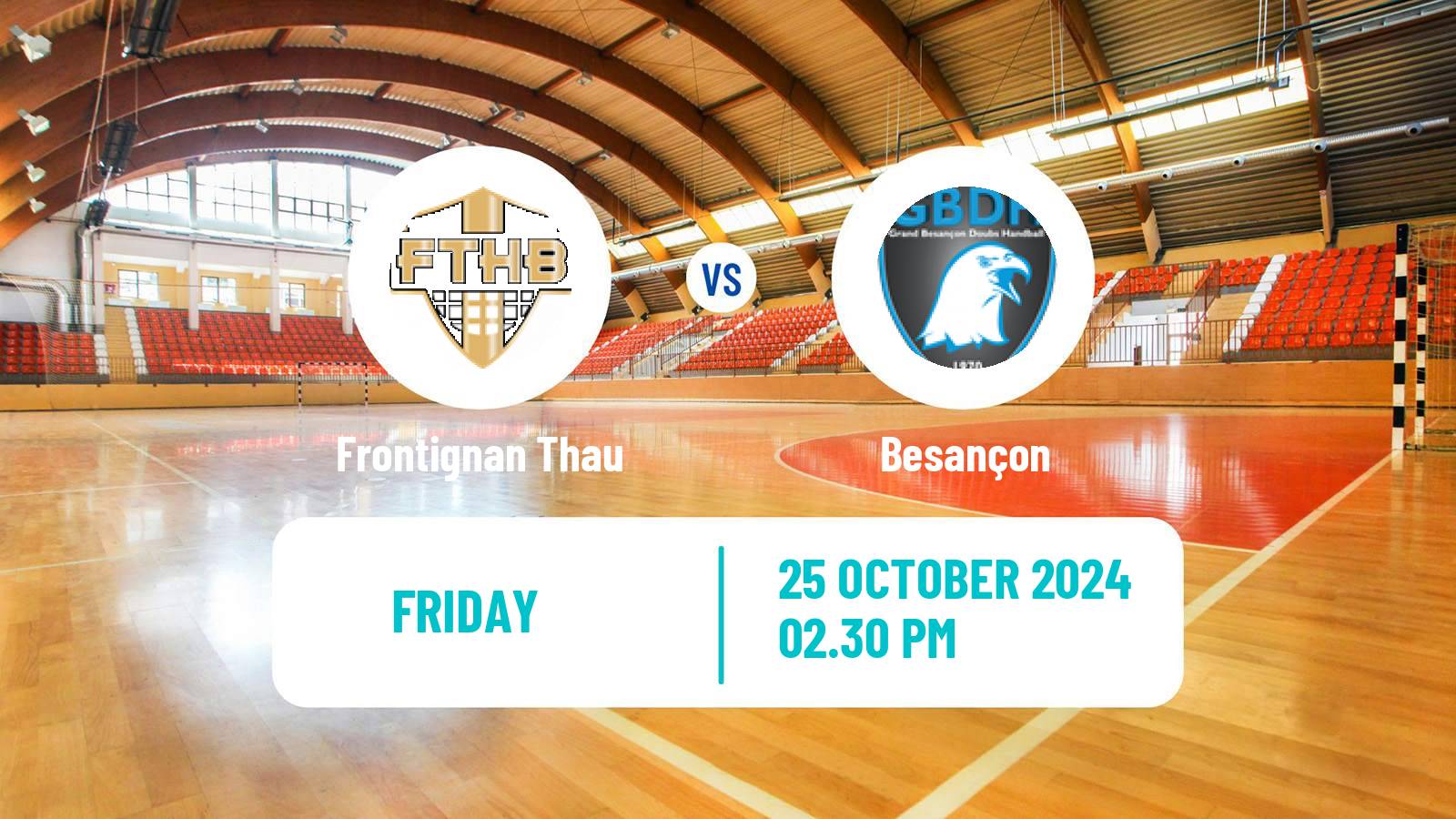 Handball French Proligue Handball Frontignan Thau - Besançon