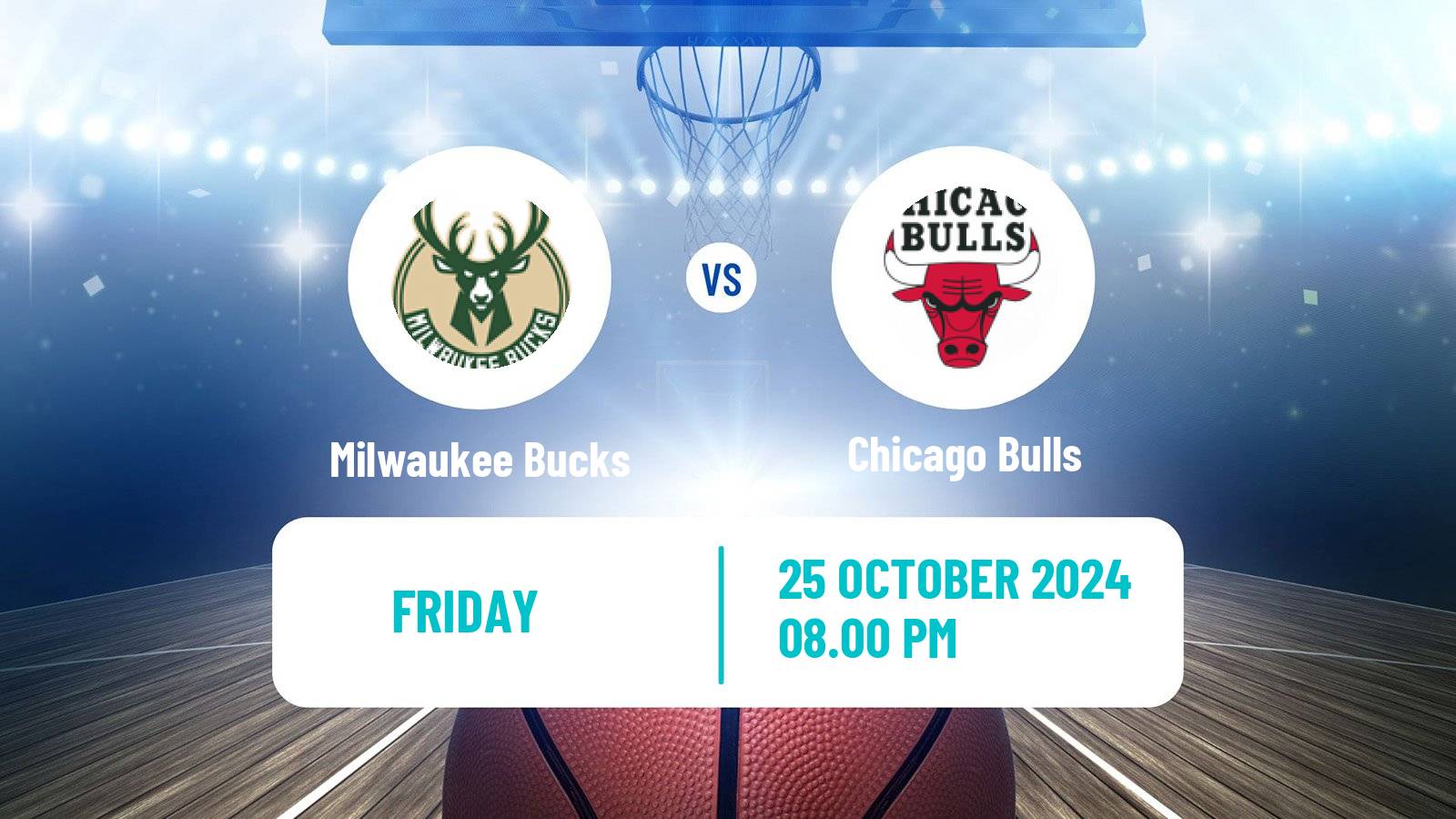 Basketball NBA Milwaukee Bucks - Chicago Bulls