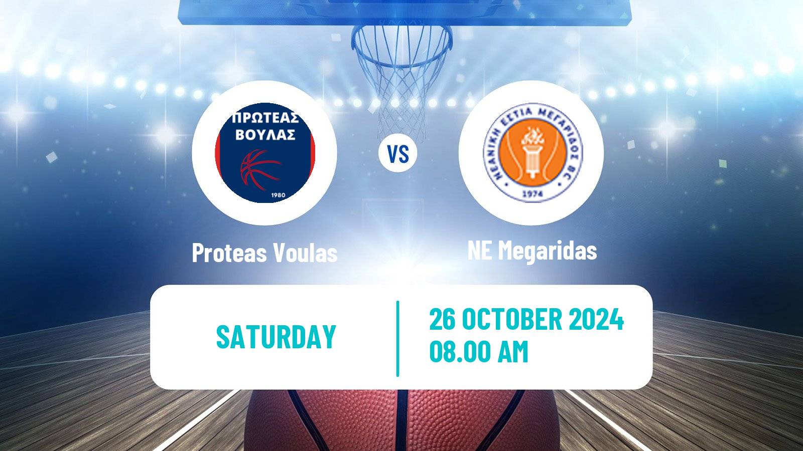 Basketball Greek Elite League Basketball Proteas Voulas - Megaridas