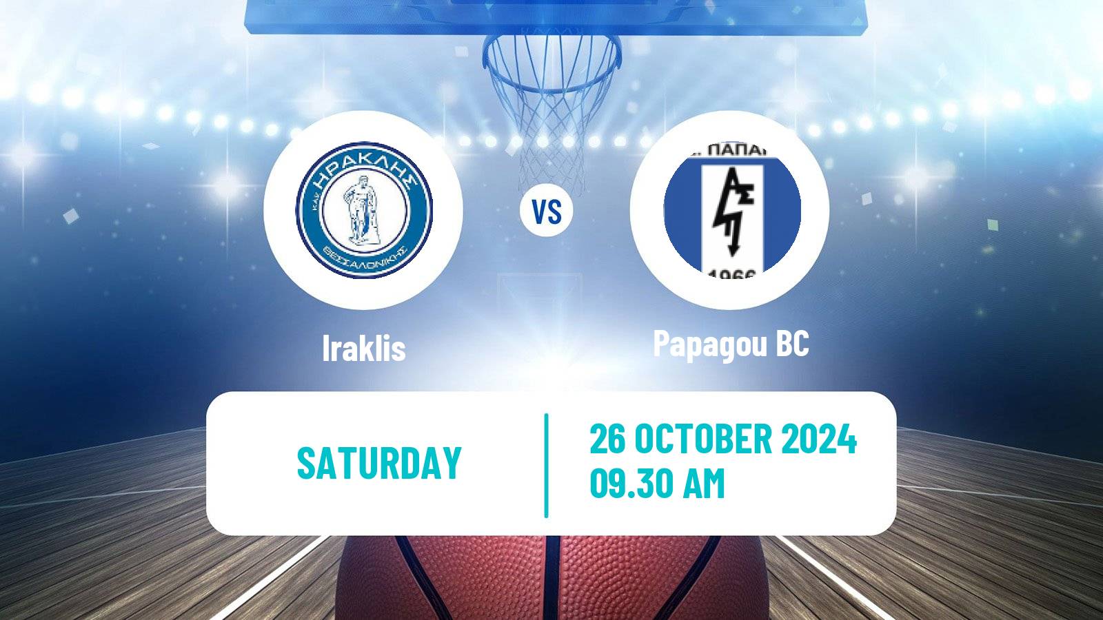 Basketball Greek Elite League Basketball Iraklis - Papagou