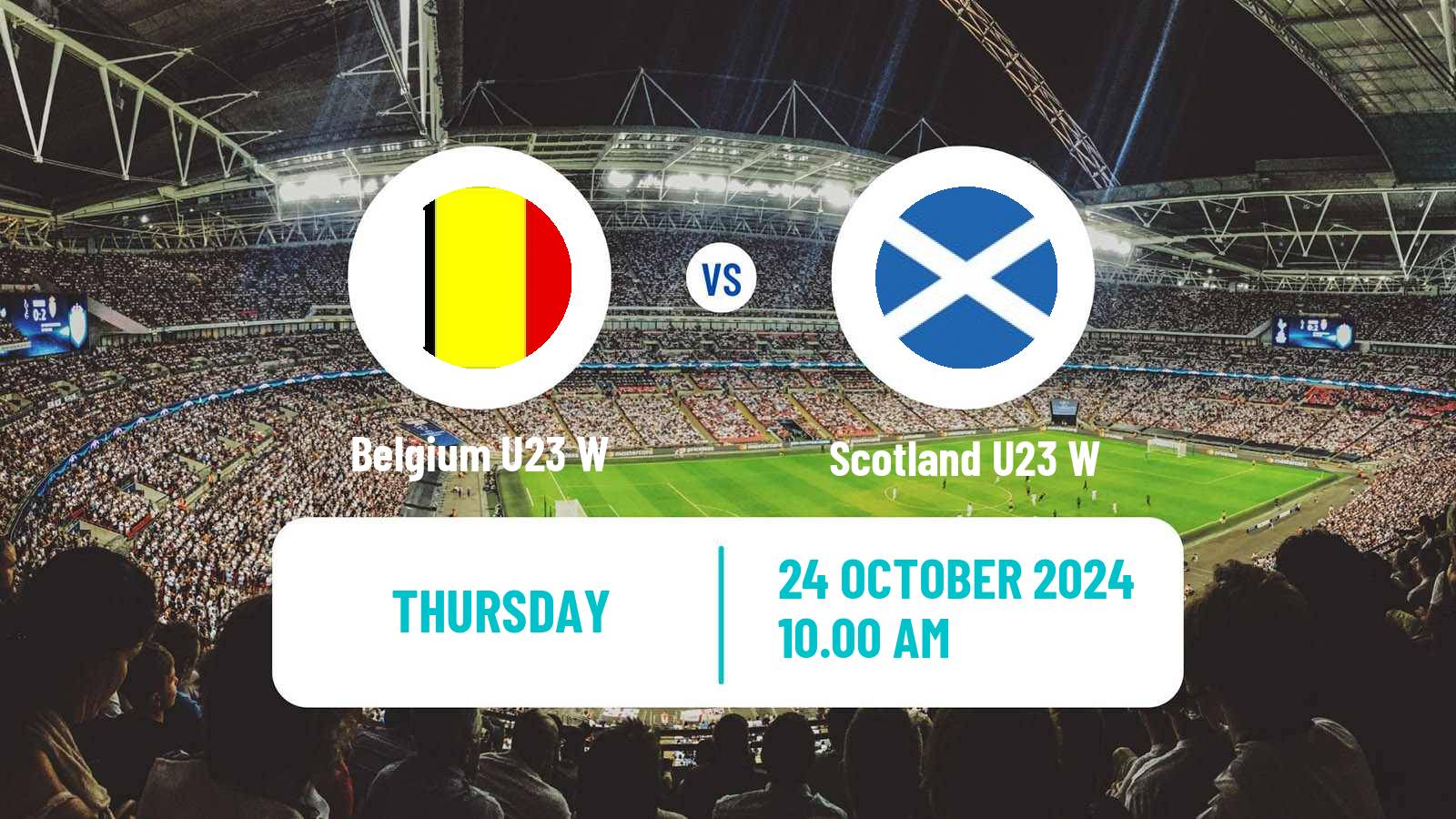 Soccer Friendly International Women Belgium U23 W - Scotland U23 W