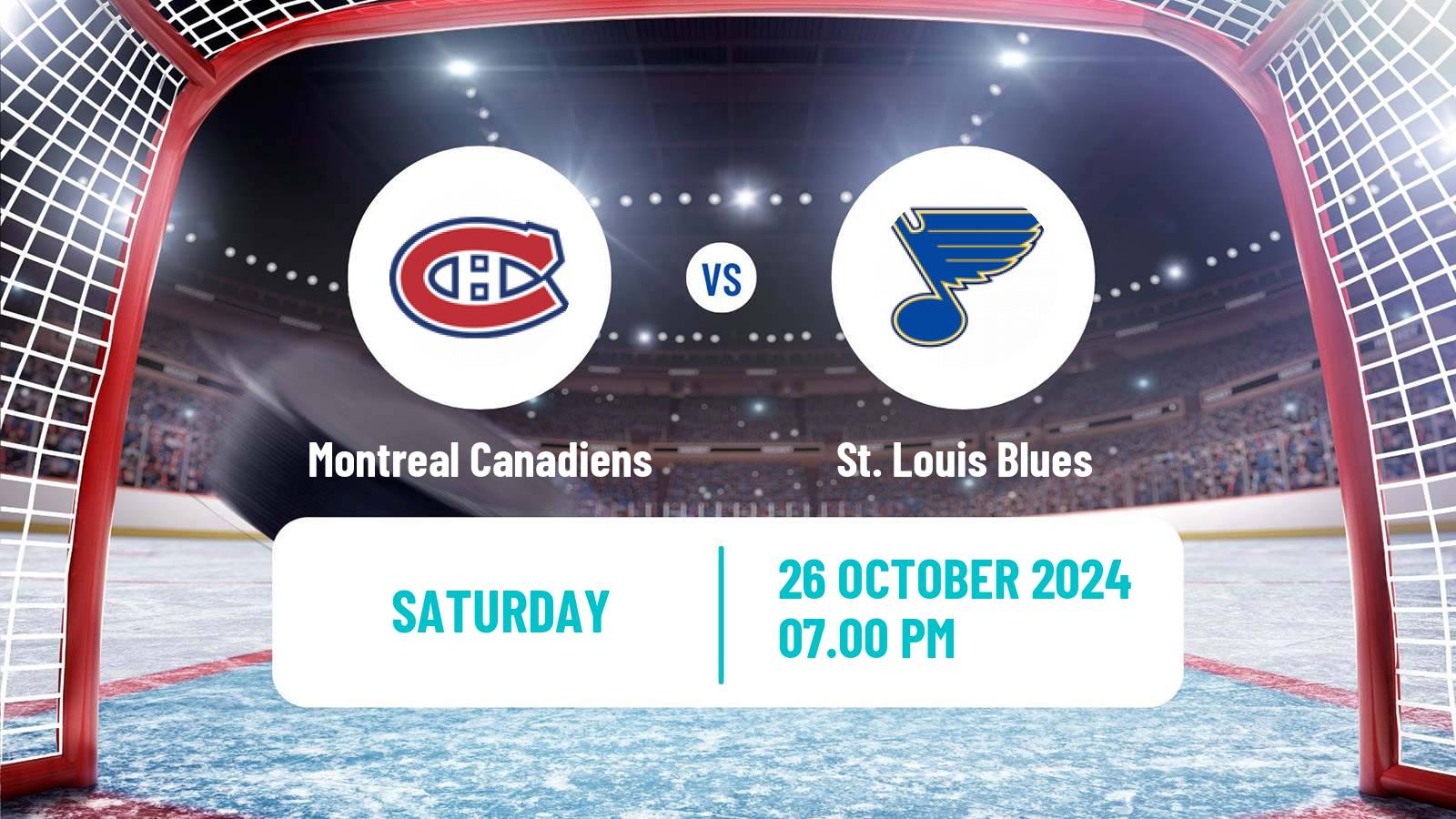 Hockey NHL Montreal Canadiens - St. Louis Blues