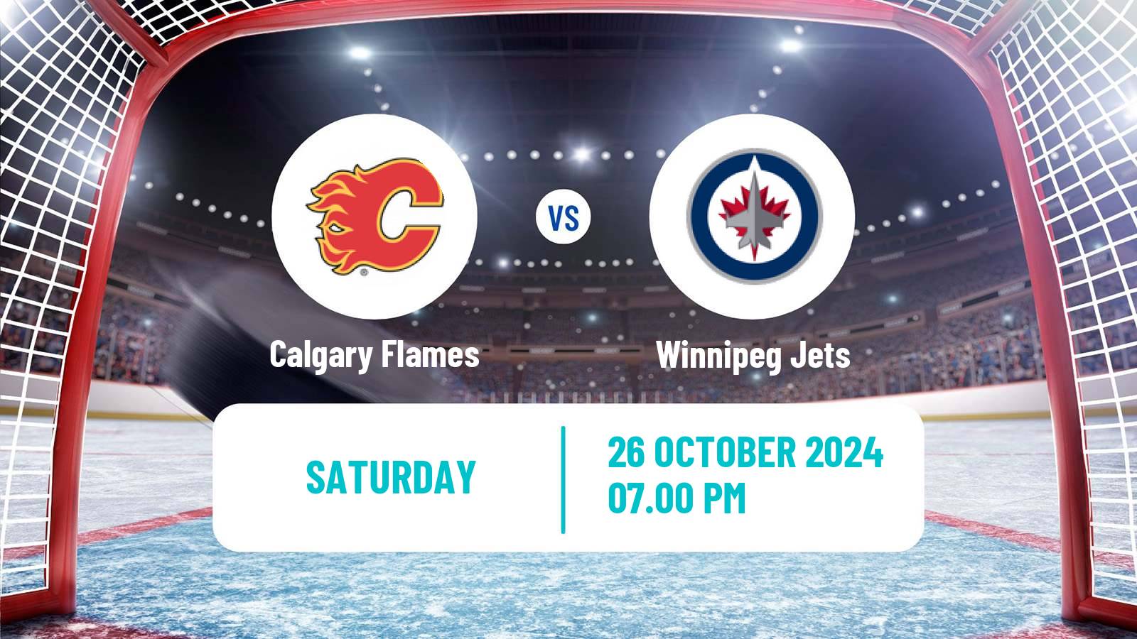 Hockey NHL Calgary Flames - Winnipeg Jets