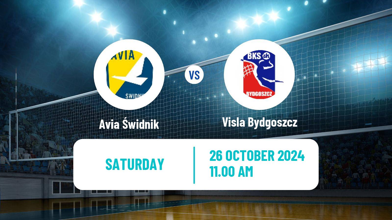 Volleyball Polish I Liga Volleyball Avia Świdnik - Visla Bydgoszcz