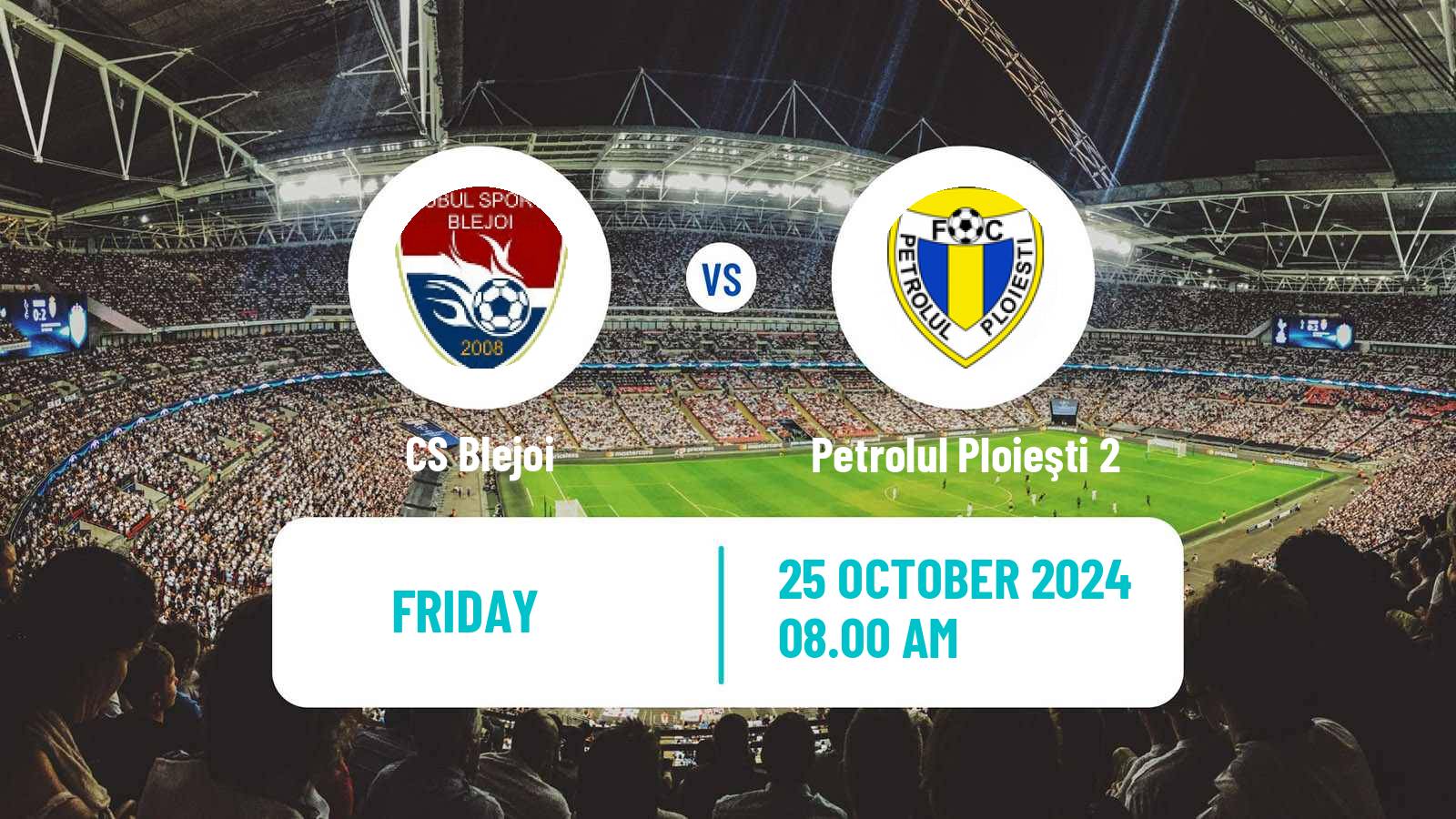 Soccer Romanian Liga 3 - Seria 5 Blejoi - Petrolul Ploieşti 2