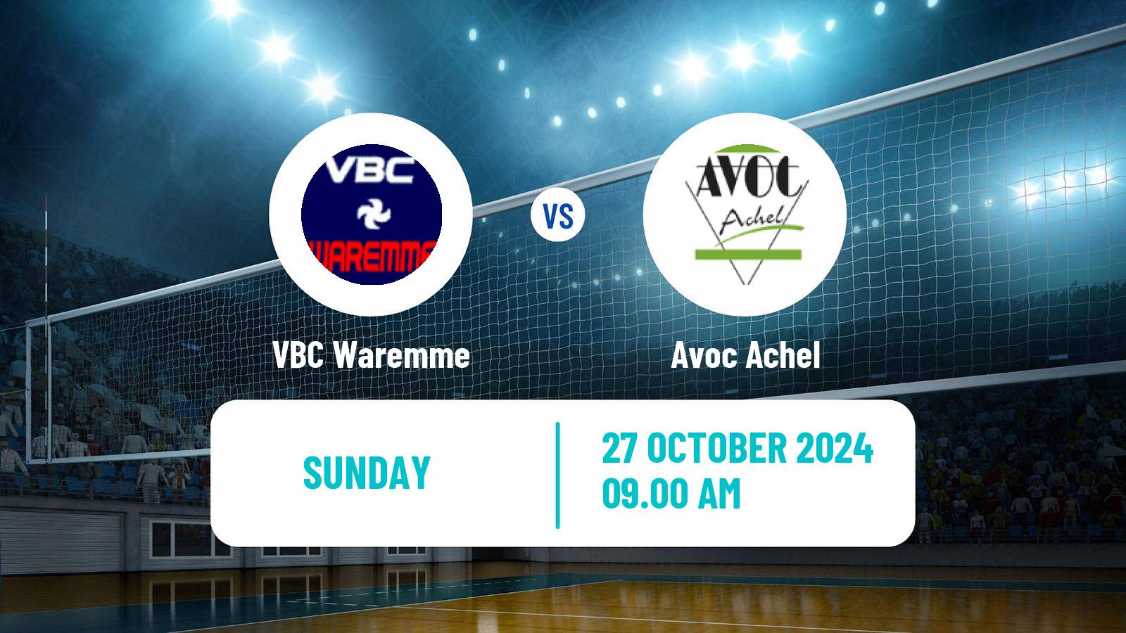 Volleyball Belgian League Volleyball Waremme - Achel