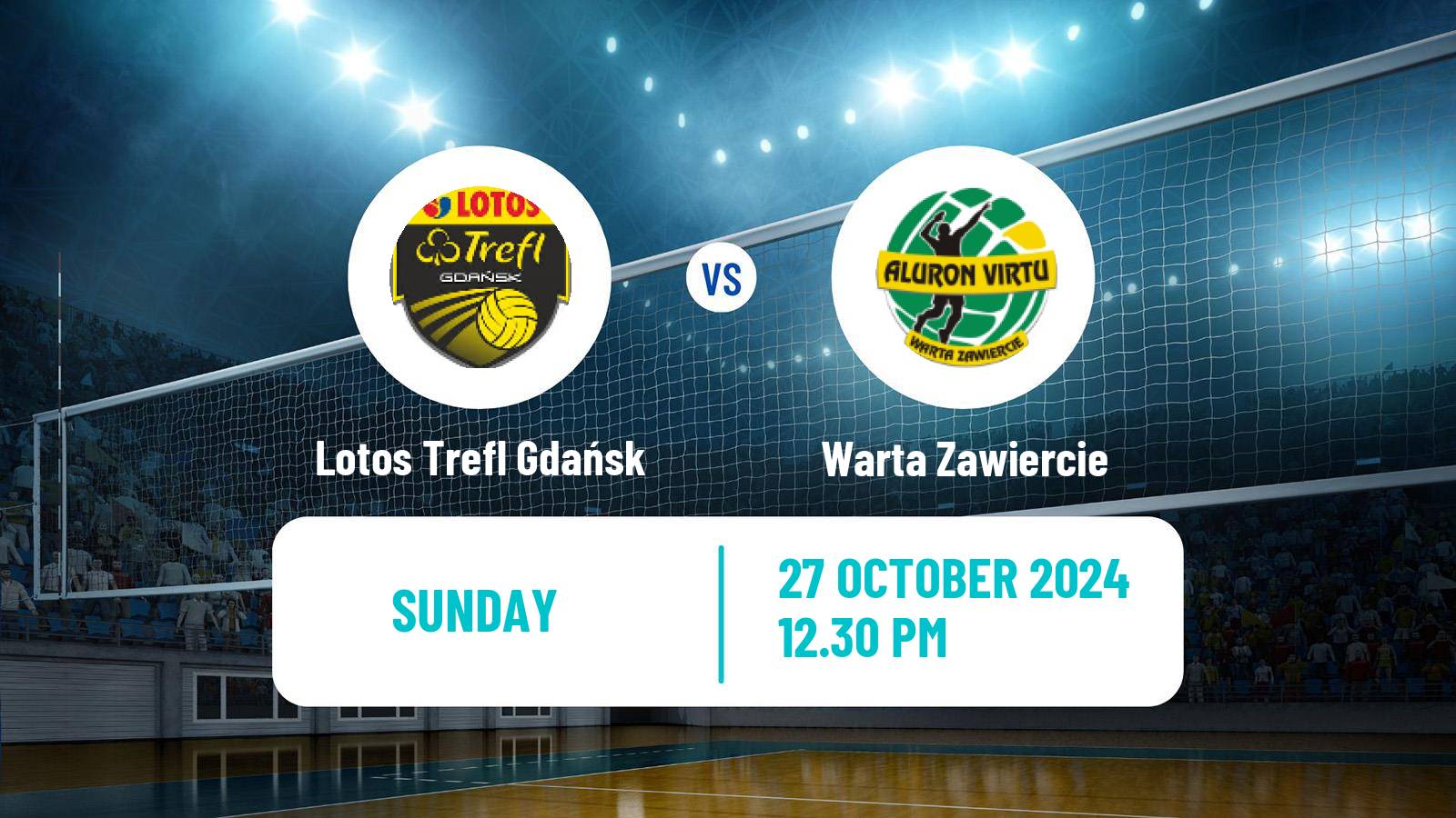 Volleyball Polish PlusLiga Lotos Trefl Gdańsk - Warta Zawiercie