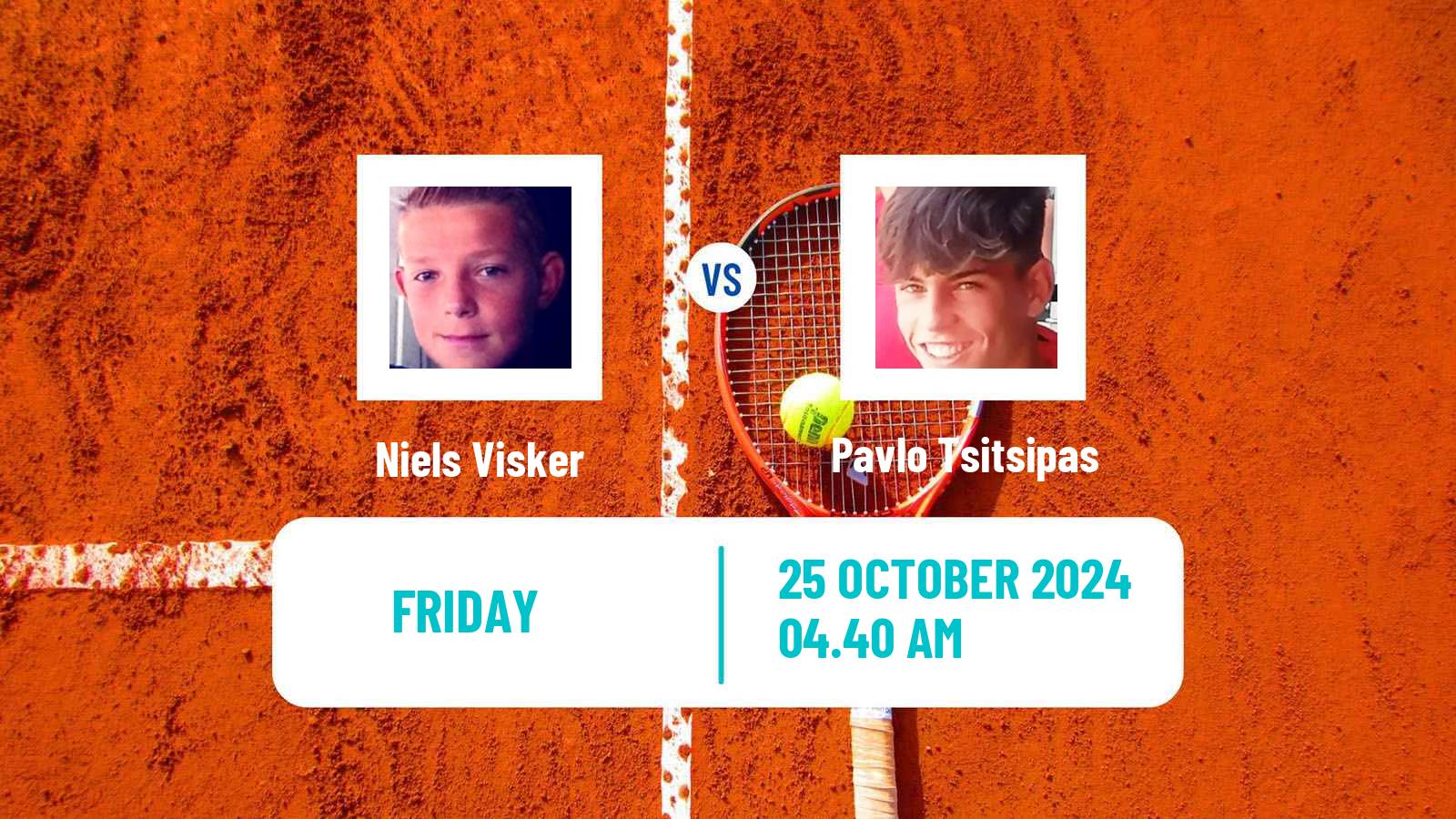 Tennis ITF M25 Heraklion Men Niels Visker - Pavlo Tsitsipas