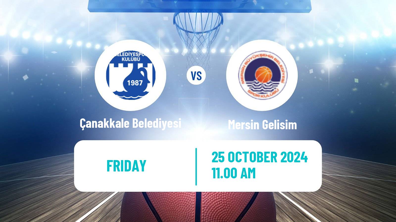 Basketball Turkish TKBL Women Çanakkale Belediyesi - Mersin Gelisim