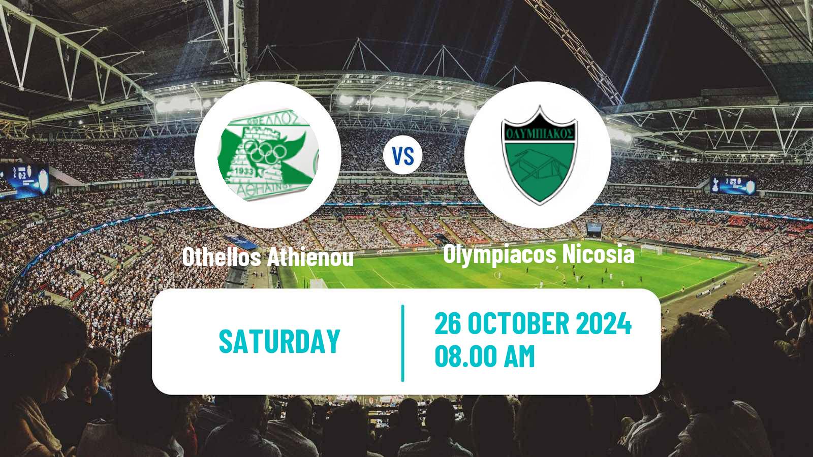 Soccer Cypriot Division 2 Othellos Athienou - Olympiacos Nicosia