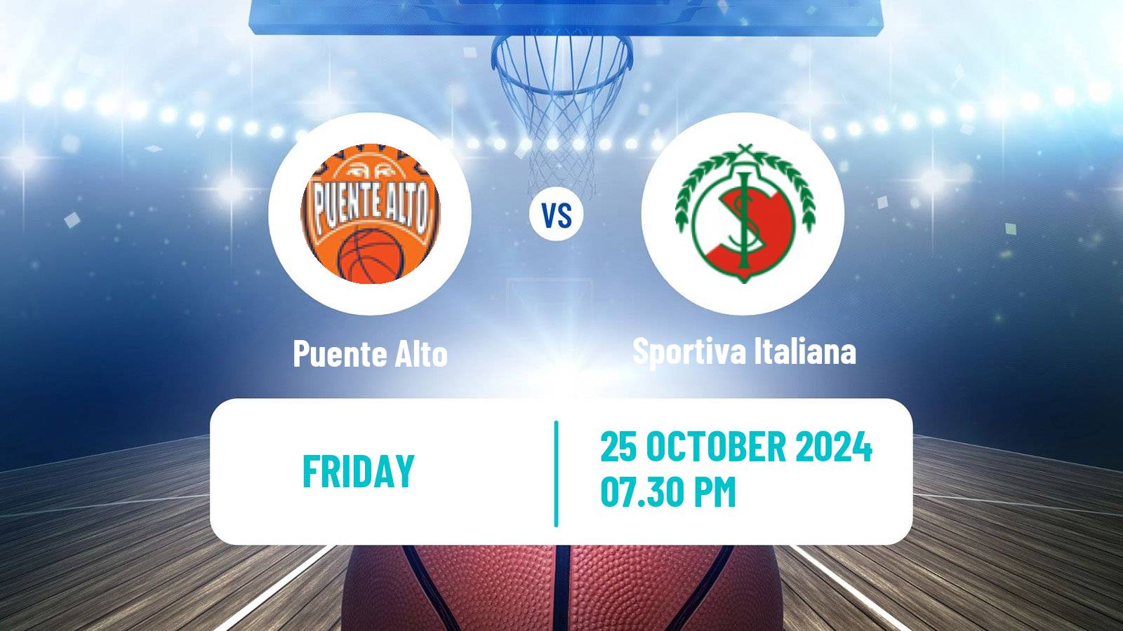 Basketball Chilean Copa Basketball Puente Alto - Sportiva Italiana