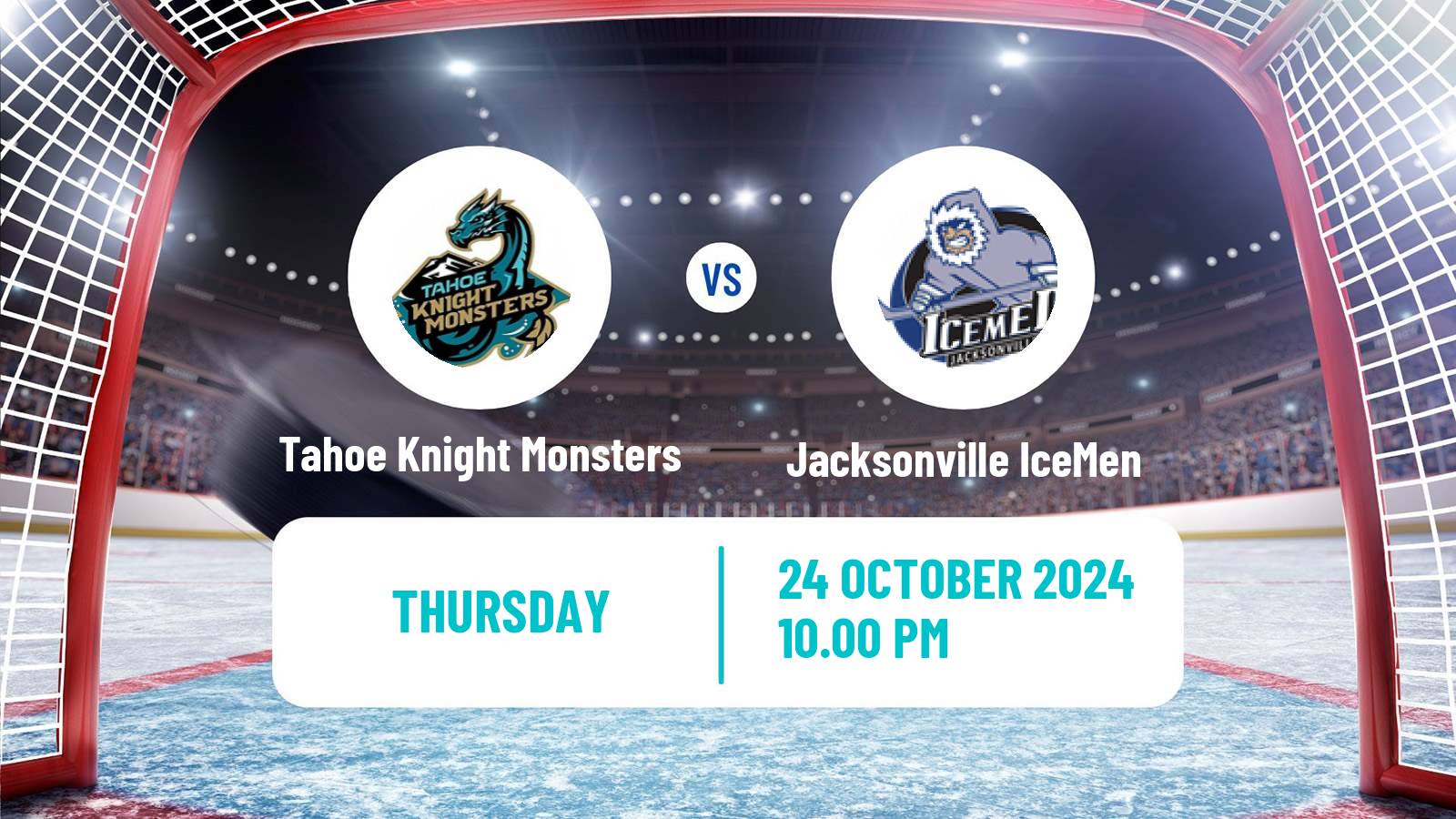 Hockey ECHL Tahoe Knight Monsters - Jacksonville IceMen