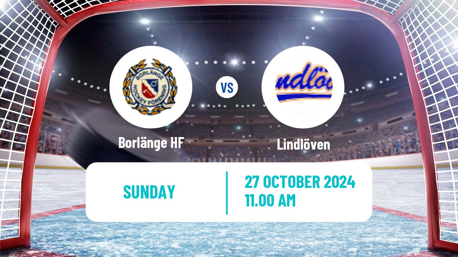 Hockey Swedish HockeyEttan Vastra Borlänge - Lindlöven