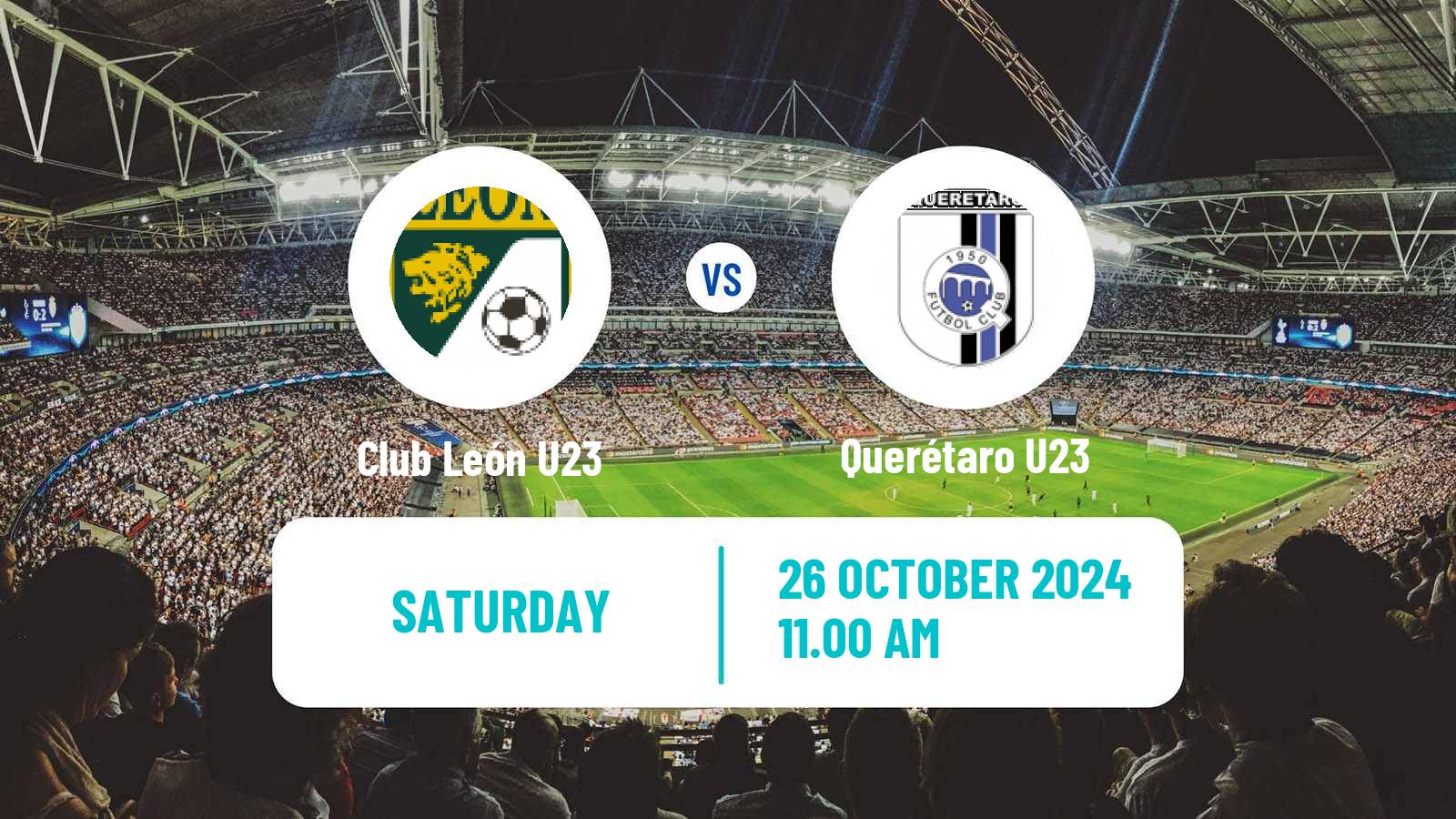 Soccer Mexican Liga MX U23 Club León U23 - Querétaro U23