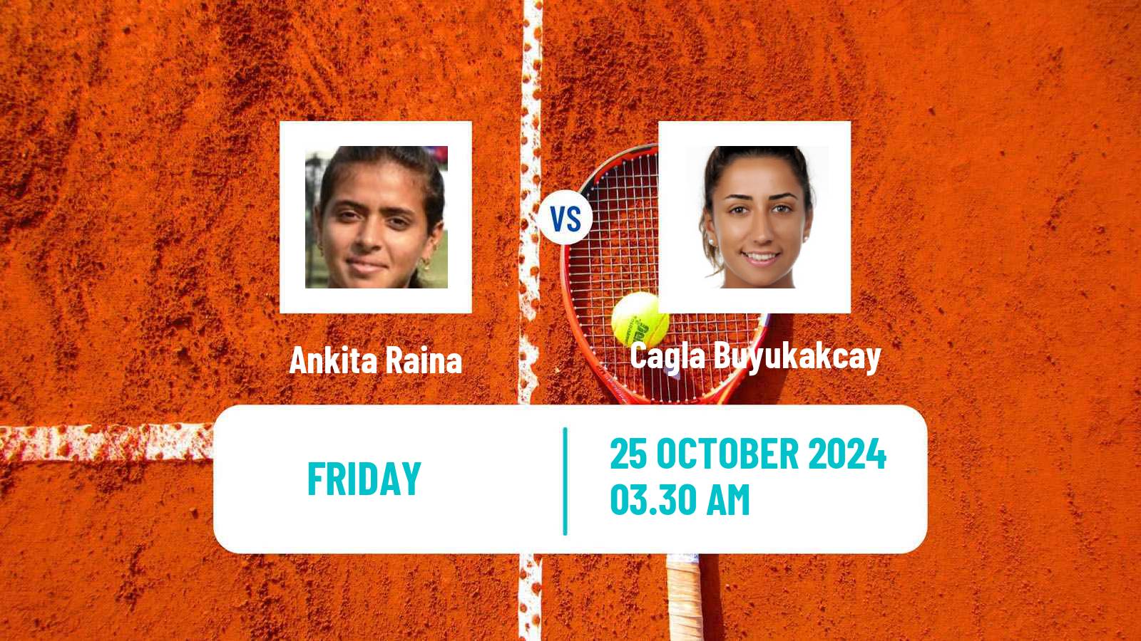 Tennis ITF W35 Kayseri Women Ankita Raina - Cagla Buyukakcay