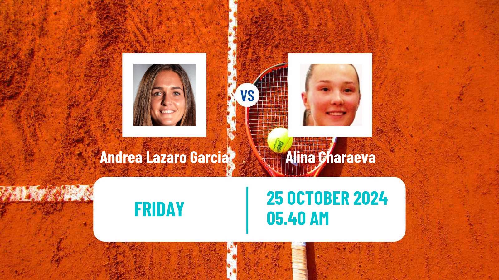 Tennis ITF W100 Les Franqueses Del Valles Women Andrea Lazaro Garcia - Alina Charaeva