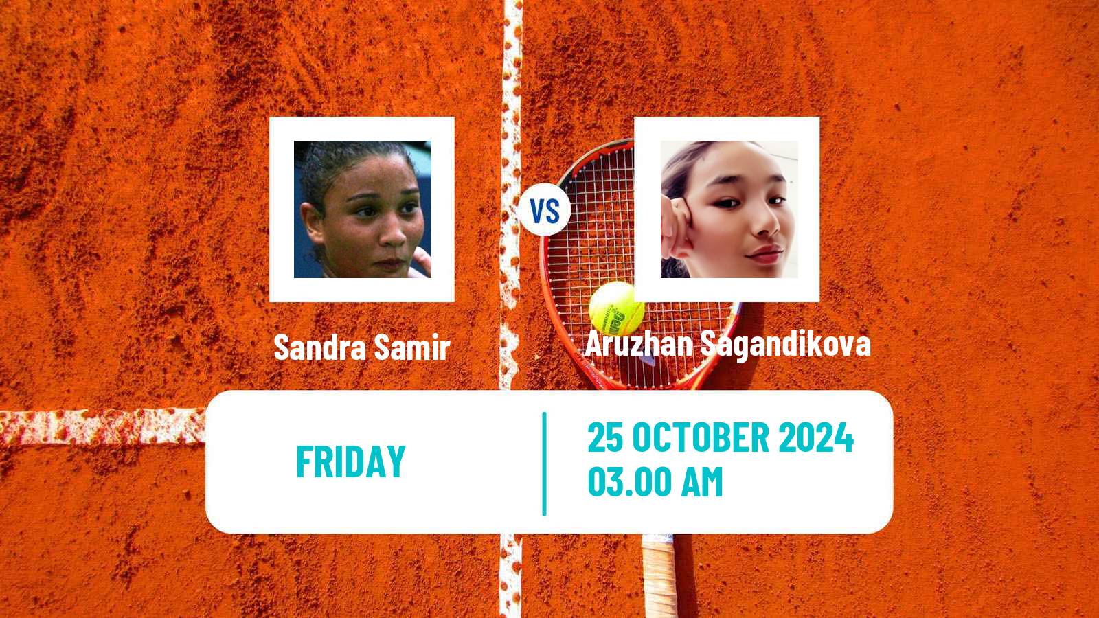 Tennis ITF W15 Sharm Elsheikh 15 Women Sandra Samir - Aruzhan Sagandikova