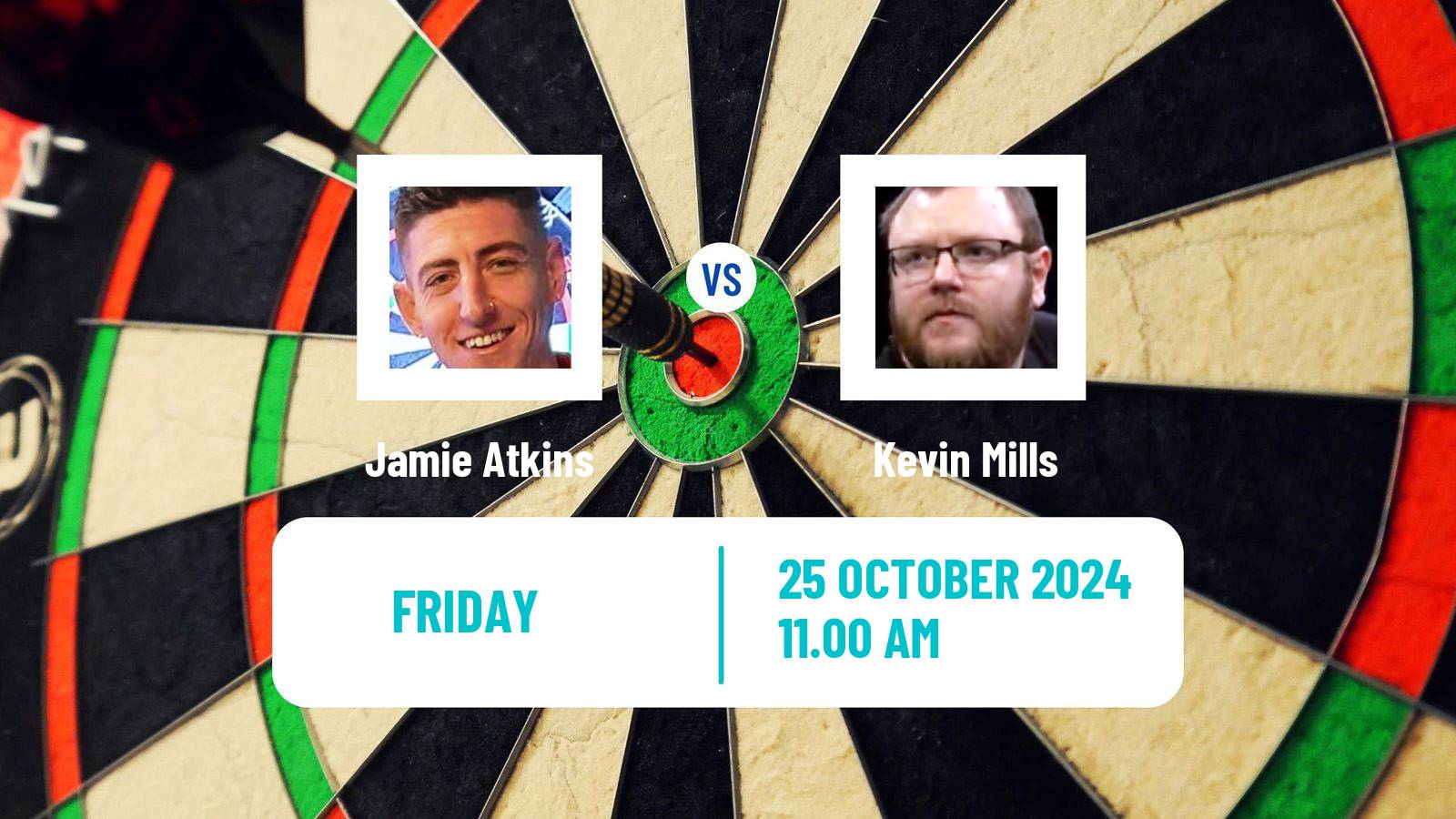 Darts Modus Super Series Jamie Atkins - Kevin Mills