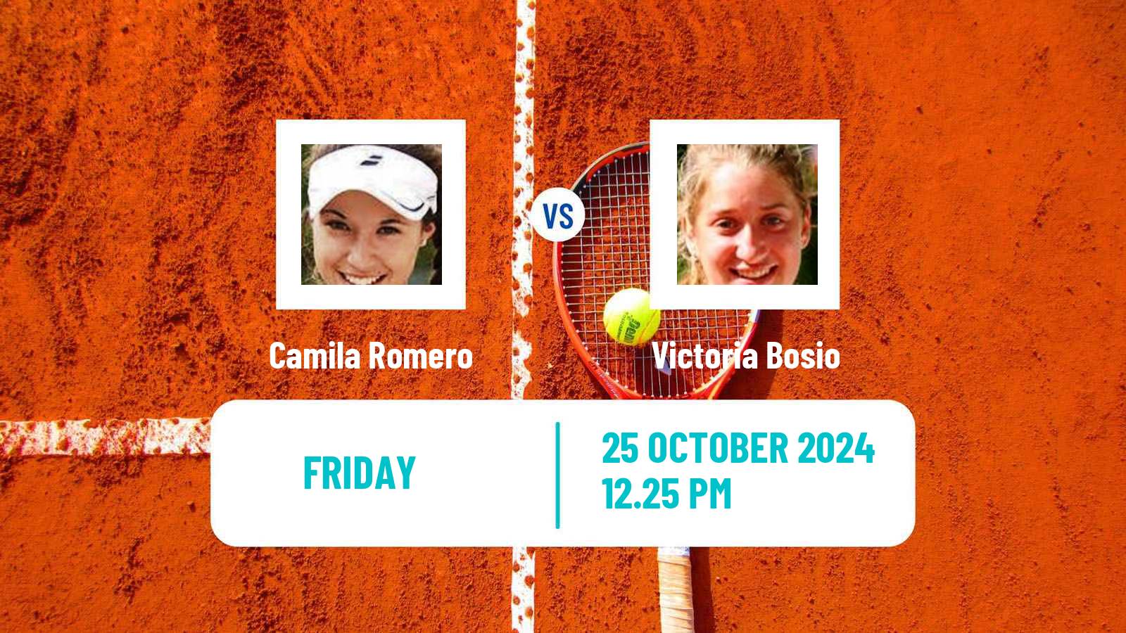 Tennis ITF W15 Trelew 2 Women Camila Romero - Victoria Bosio