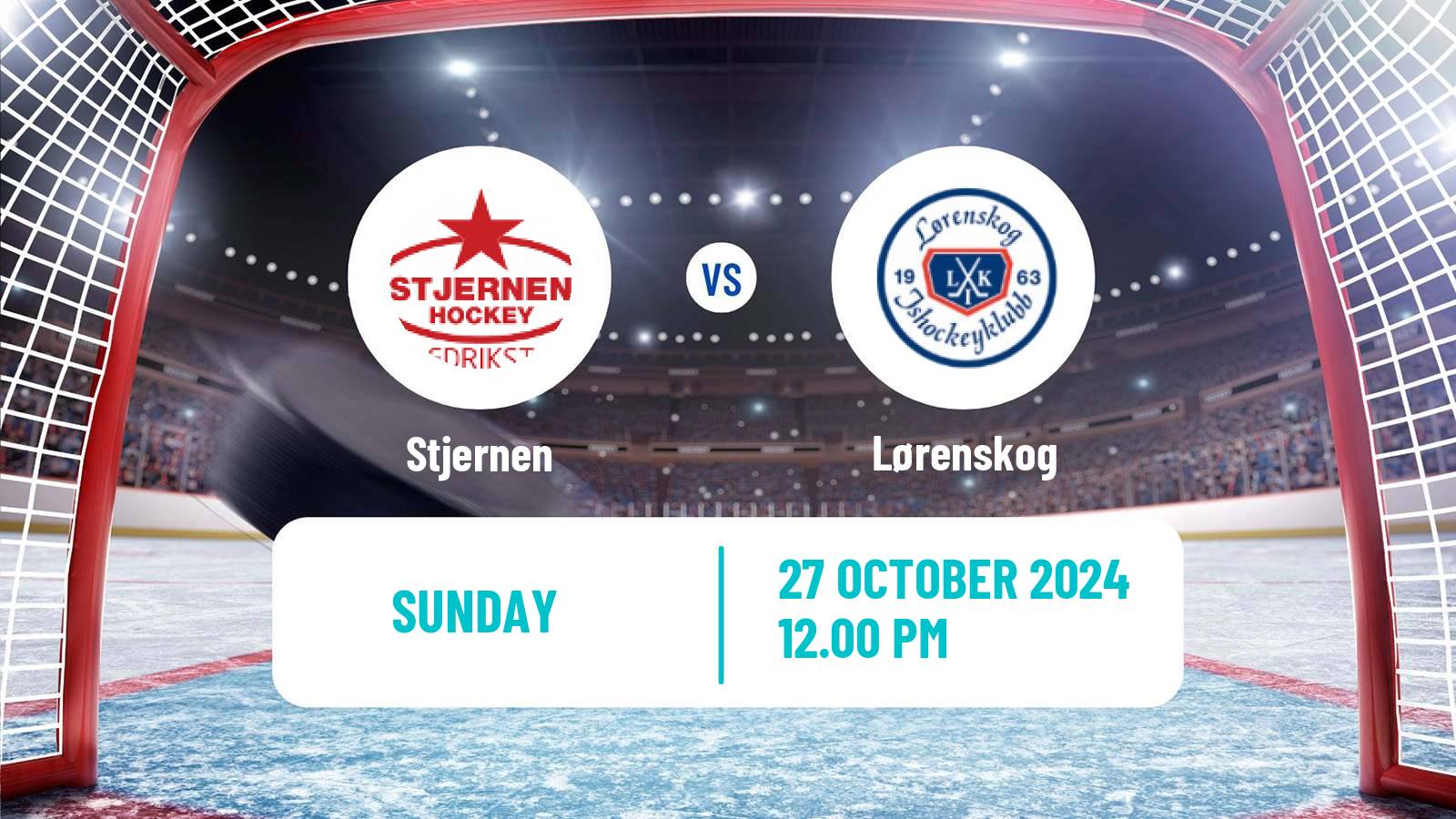 Hockey Norwegian Ligaen Hockey Stjernen - Lørenskog