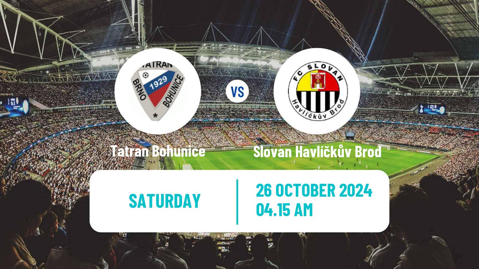 Soccer Czech Division D Tatran Bohunice - Slovan Havlíčkův Brod