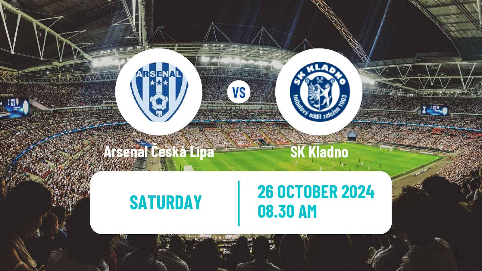 Soccer Czech CFL Group B Arsenal Česká Lípa - Kladno