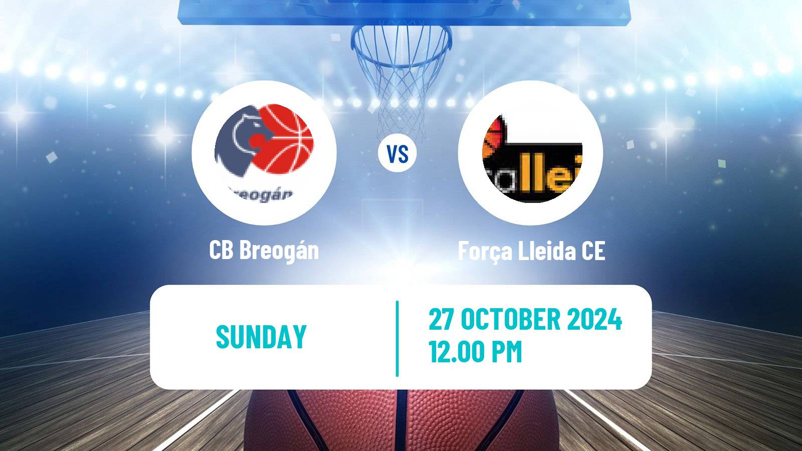 Basketball Spanish ACB League CB Breogán - Força Lleida CE