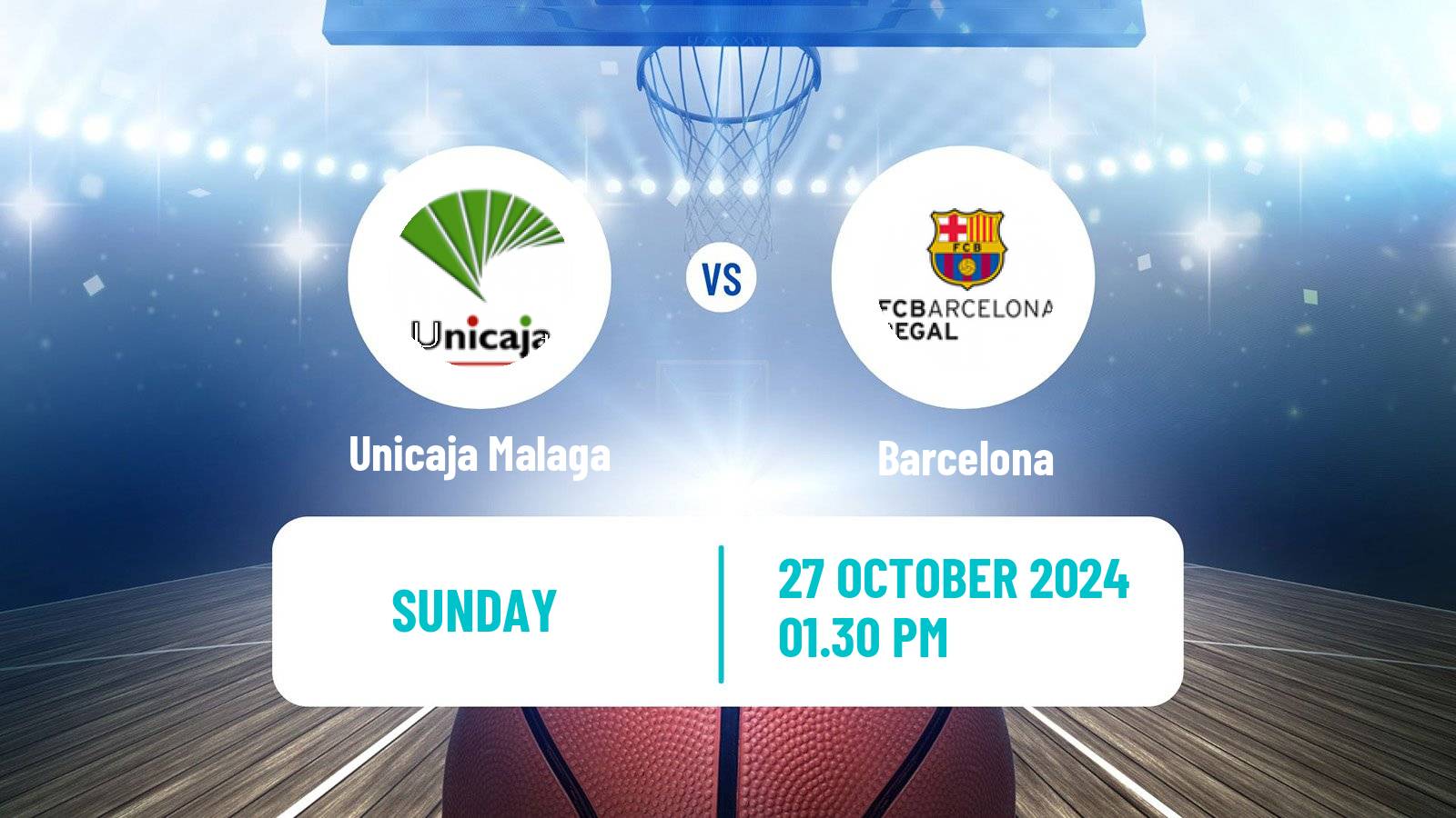 Basketball Spanish ACB League Unicaja Malaga - Barcelona