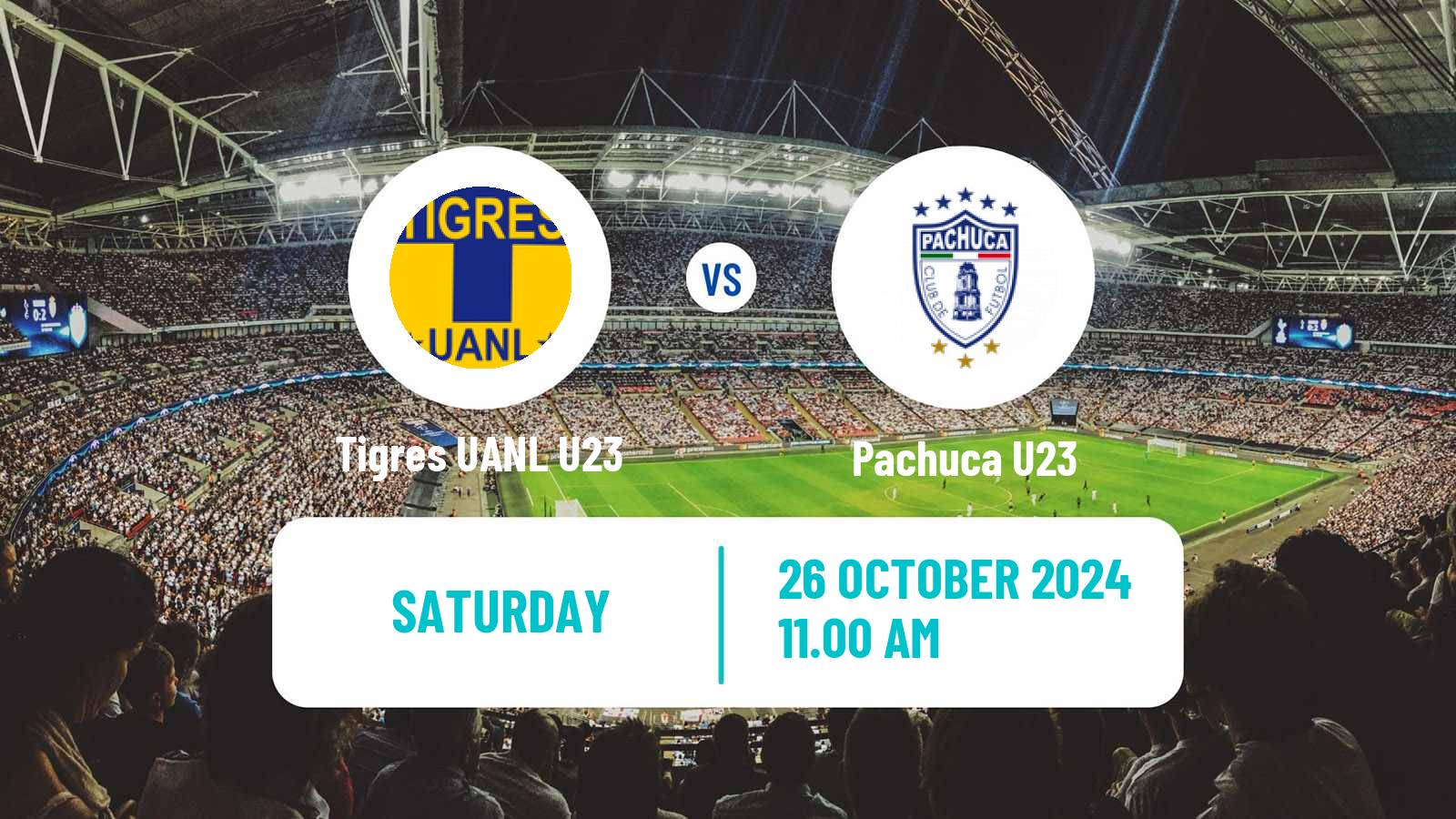 Soccer Mexican Liga MX U23 Tigres UANL U23 - Pachuca U23