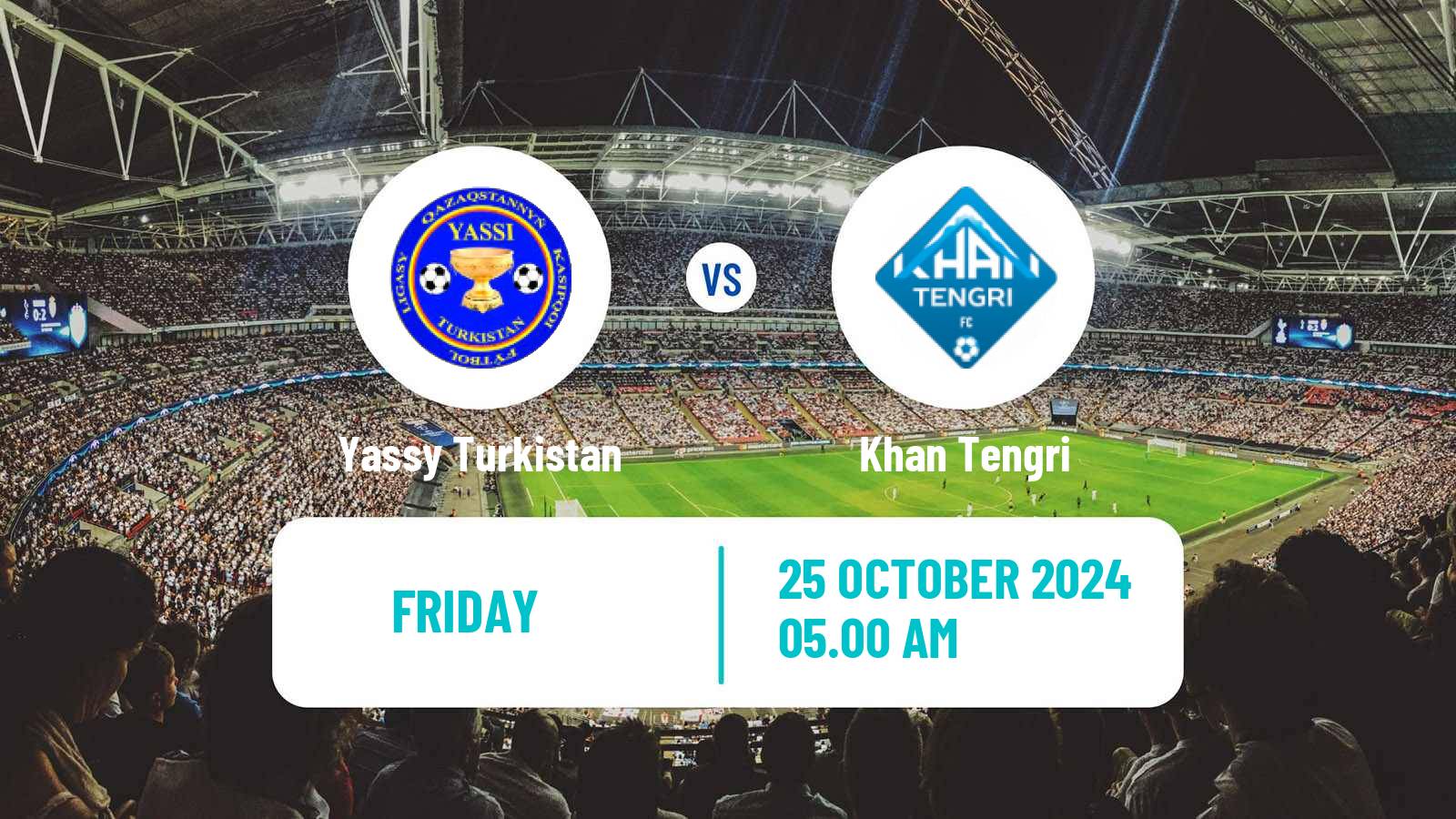 Soccer Kazakh First Division Yassy Turkistan - Khan Tengri