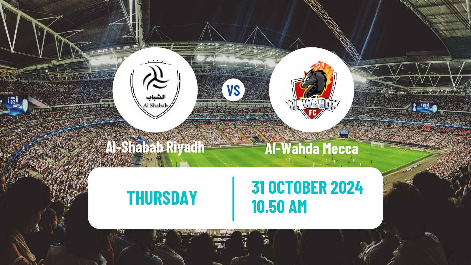 Soccer Saudi Professional League Al-Shabab Riyadh - Al-Wahda Mecca