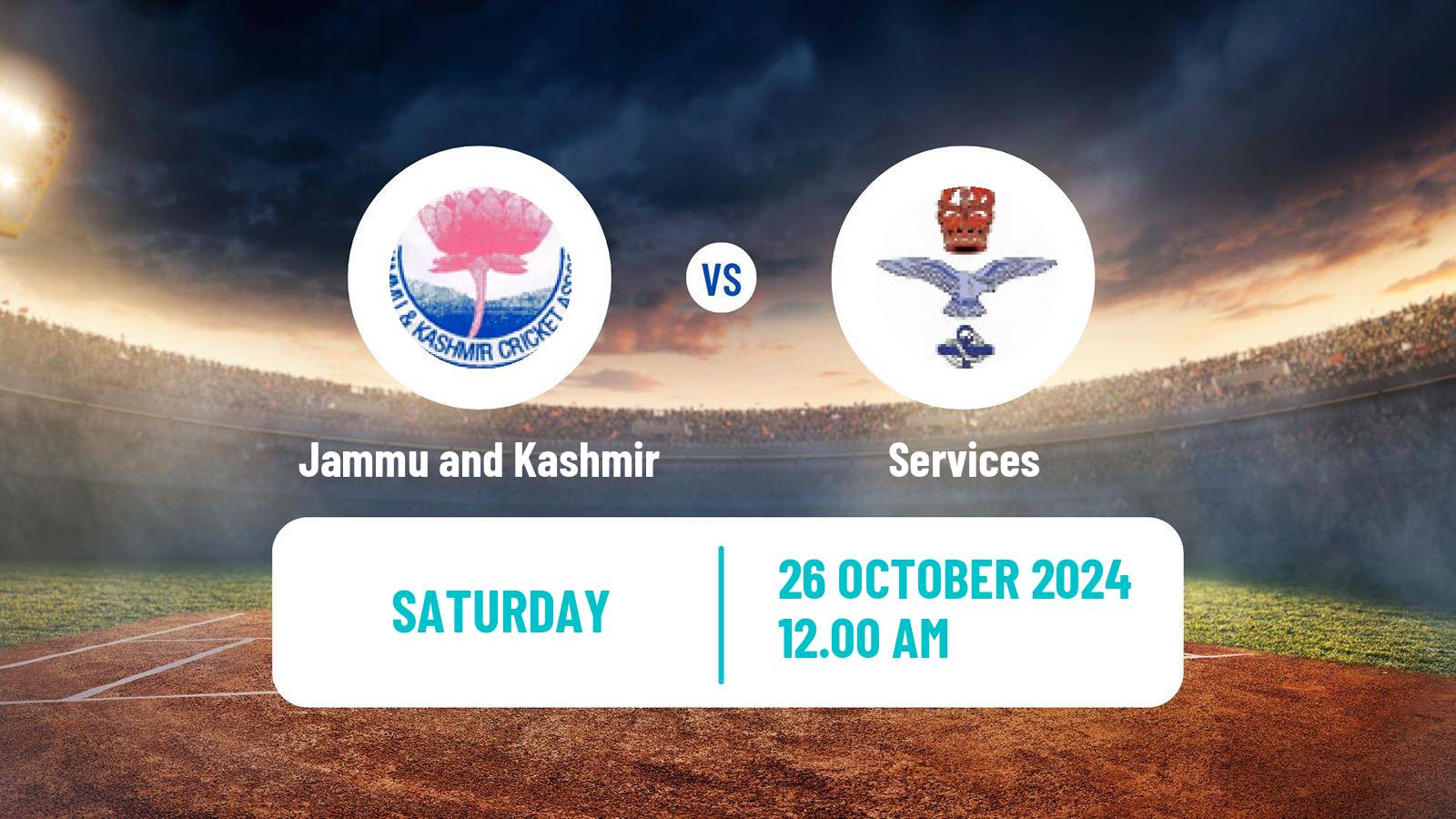 Cricket Ranji Trophy Jammu and Kashmir - Services