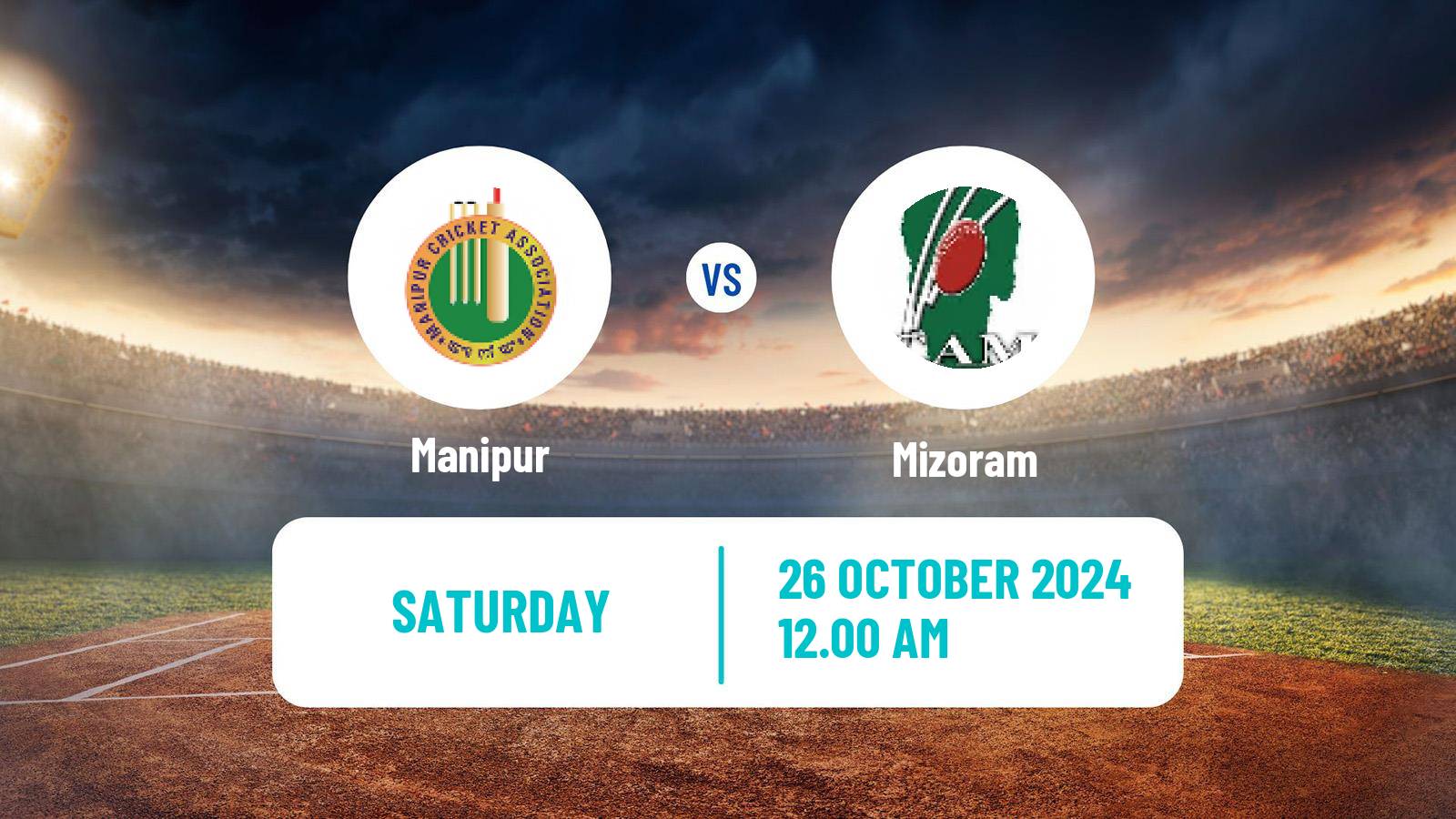 Cricket Ranji Trophy Manipur - Mizoram